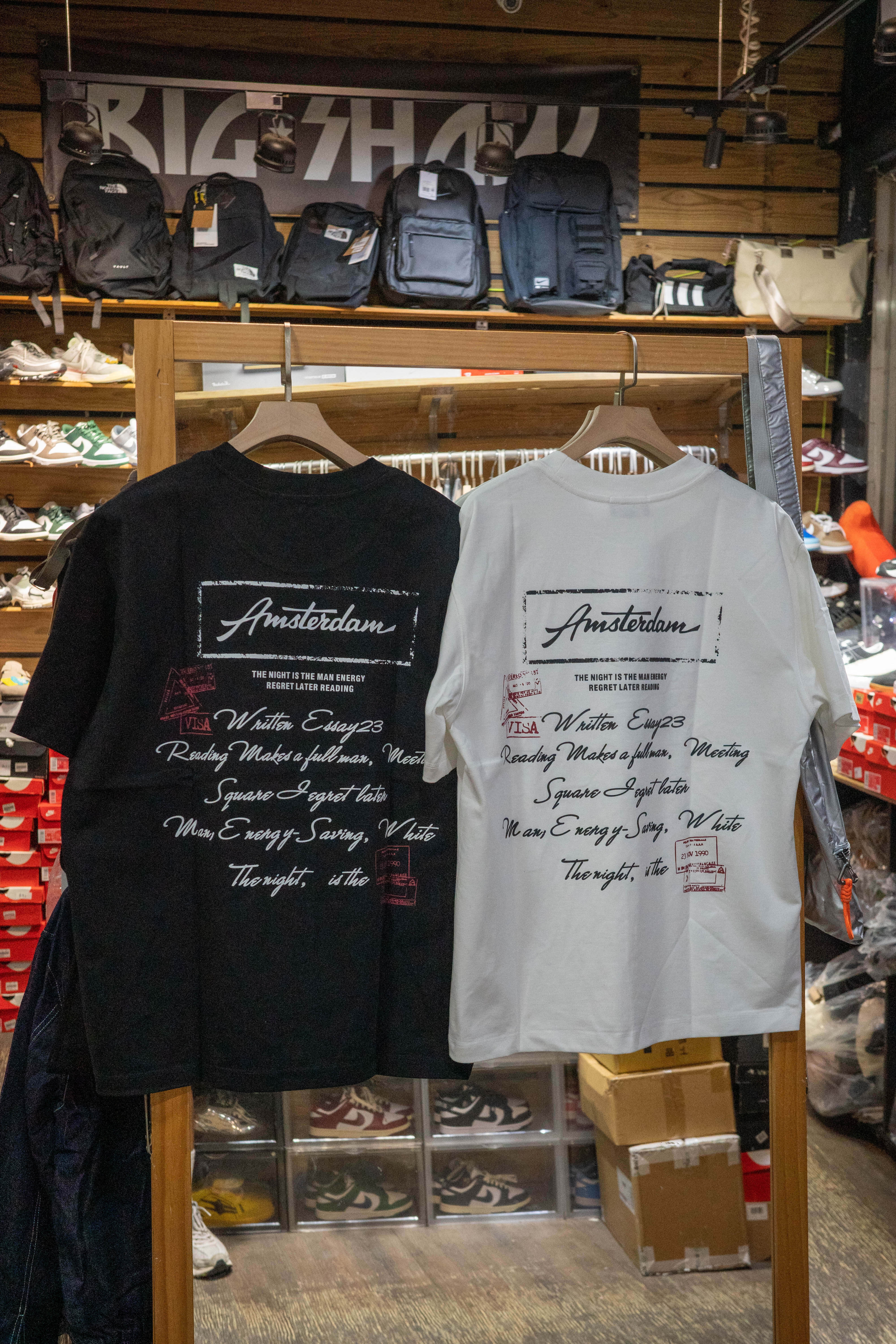 X3307# XUJU 潮流重磅純棉 印花寬鬆短Tee