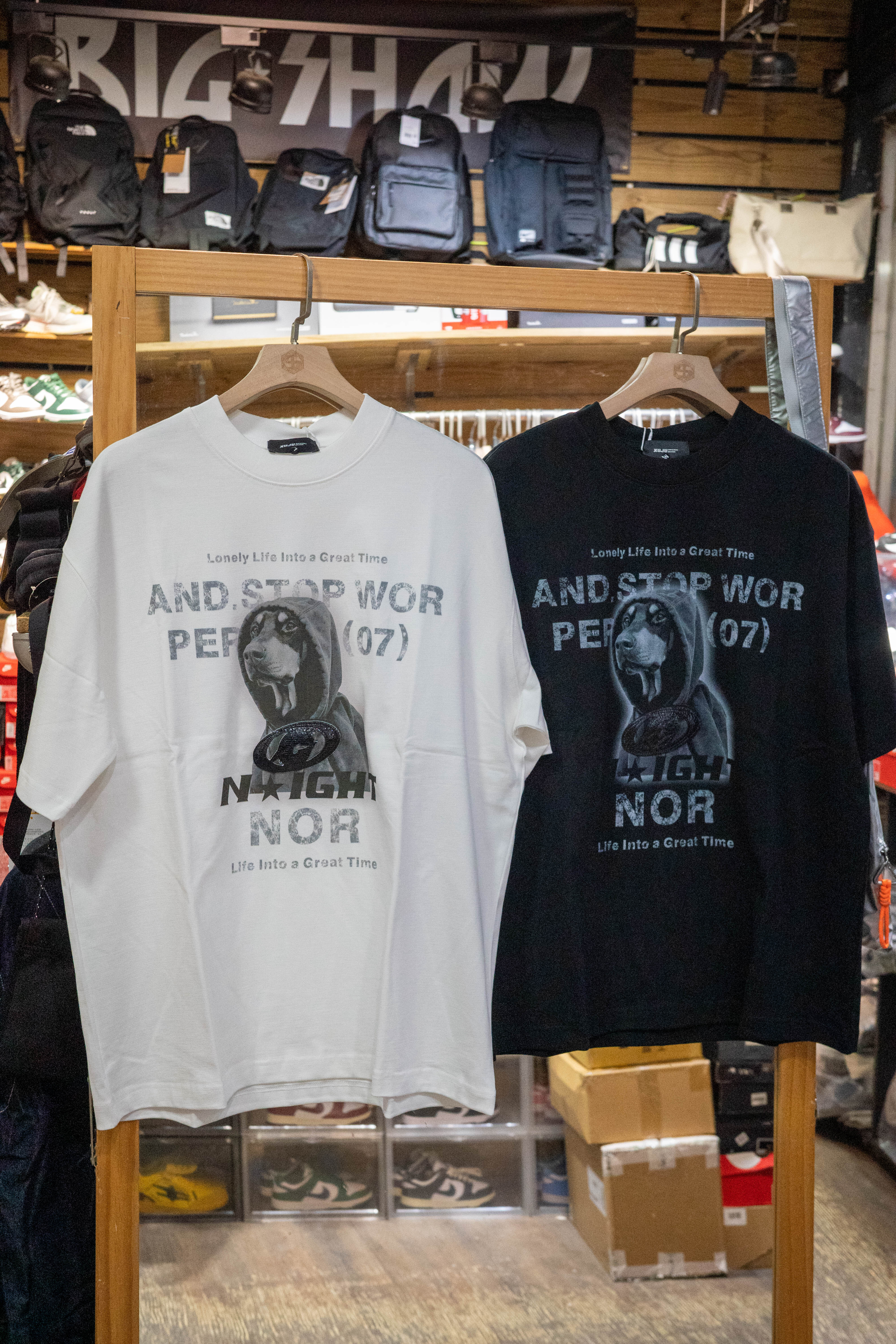 x2201 XUJU 杜賓犬 潮流重磅純棉短Tee 蛇紋胸標