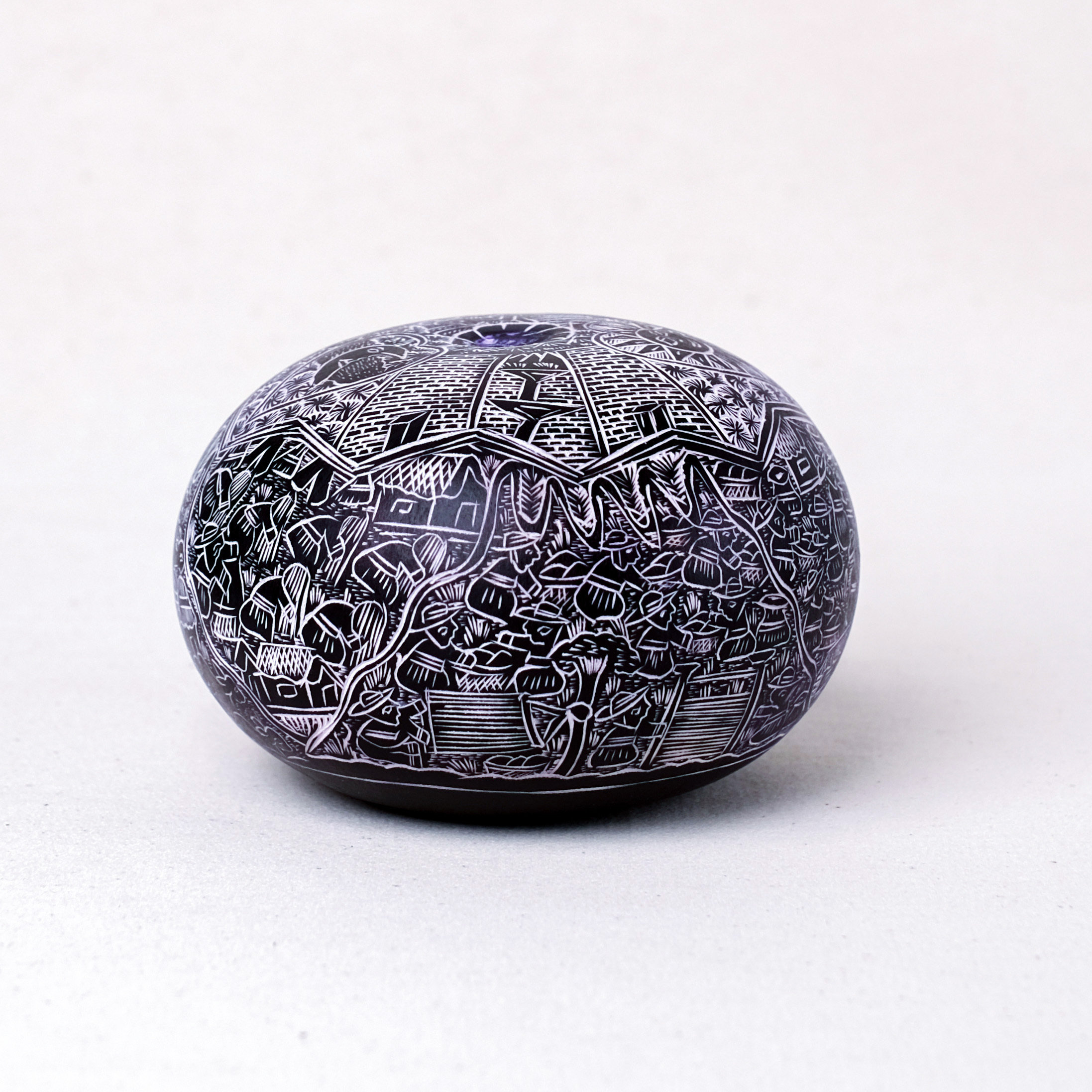 萬卡約葫蘆雕刻｜印加日月 79｜秘魯