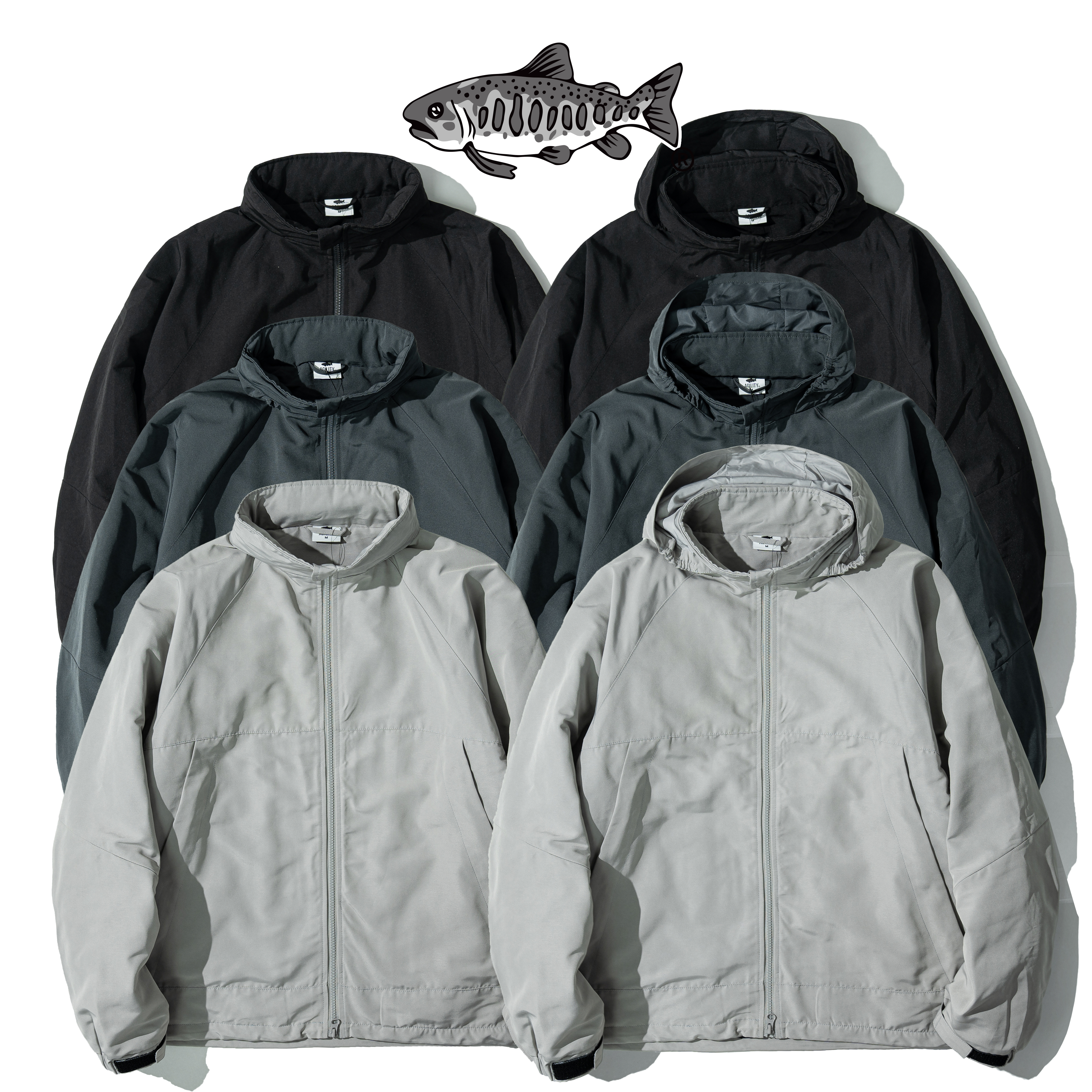 AGILITY Windbreaker Padded Jacket 保暖 立領連帽 鋪棉外套 [AT63-25]