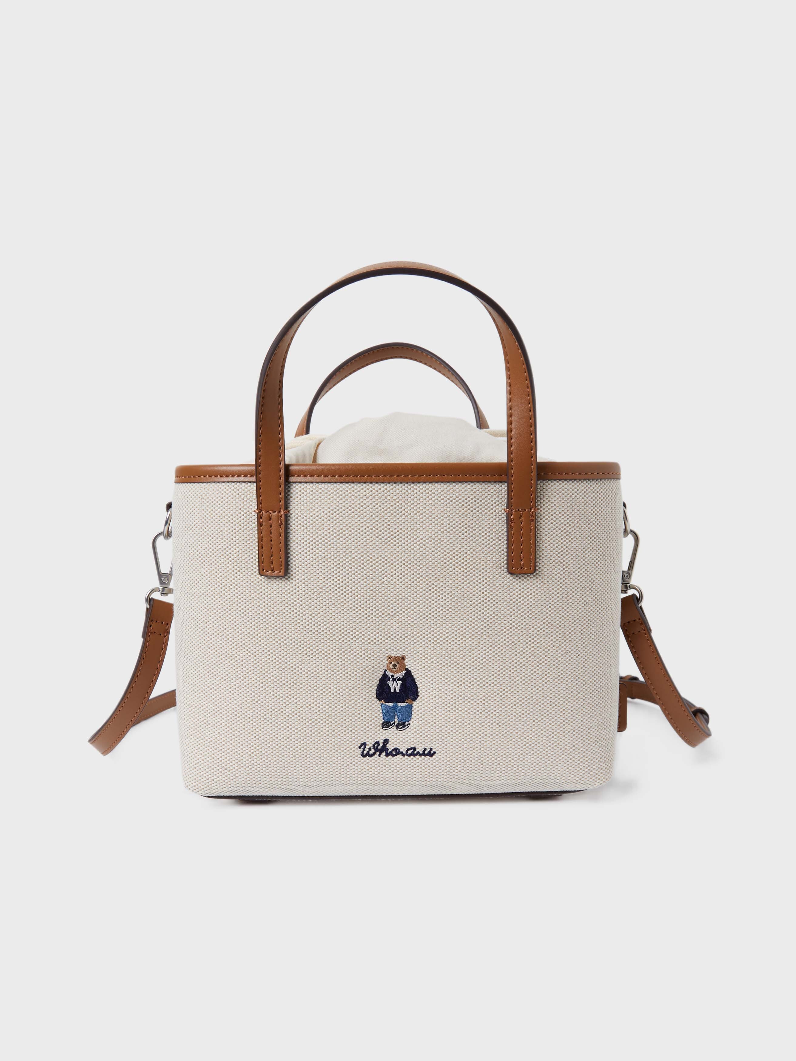 【直播】WHO A U LL0921299 Canvas Tote Bag