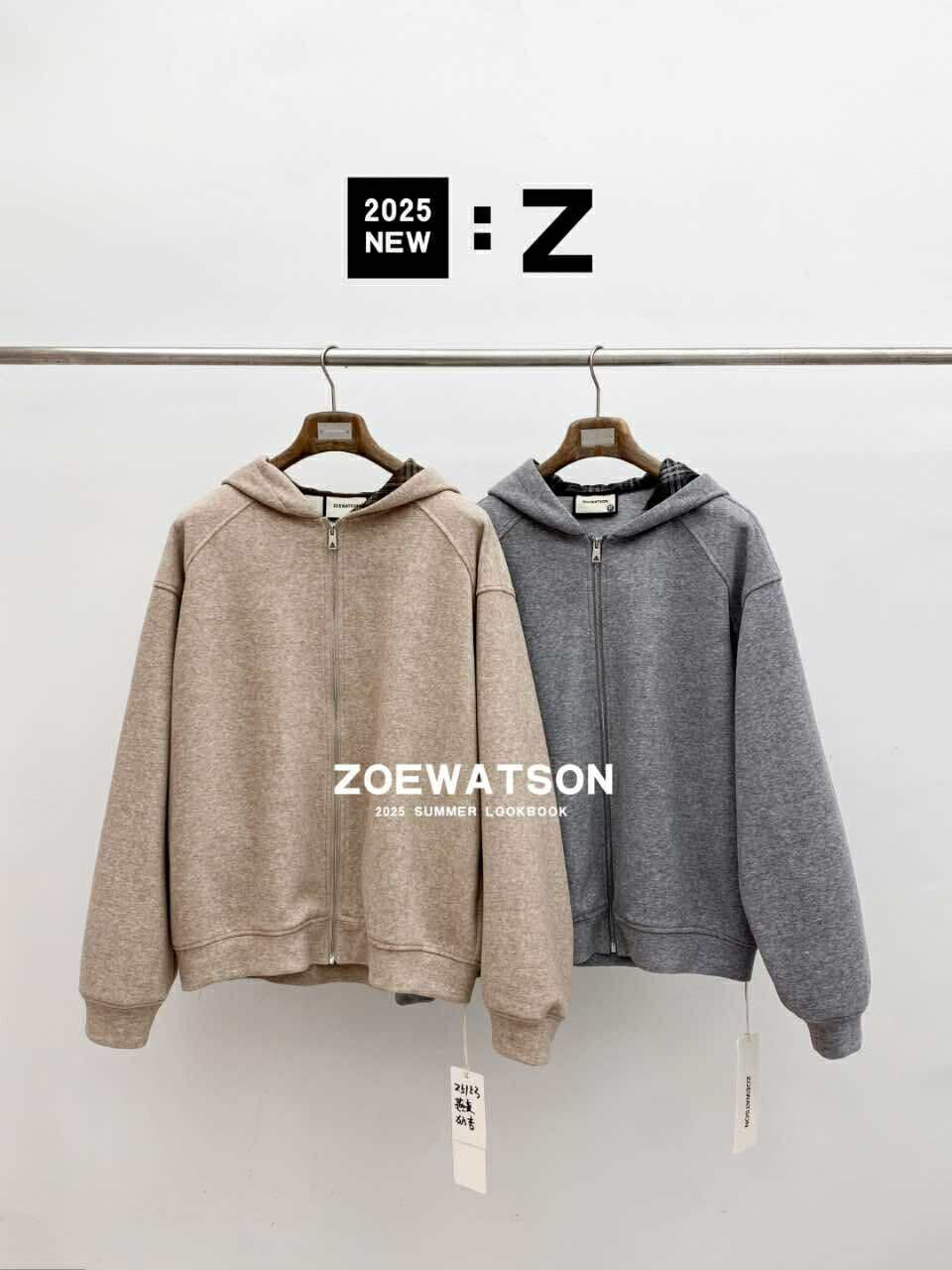 z5153 素色 連帽外套 剪裁 zoewatson