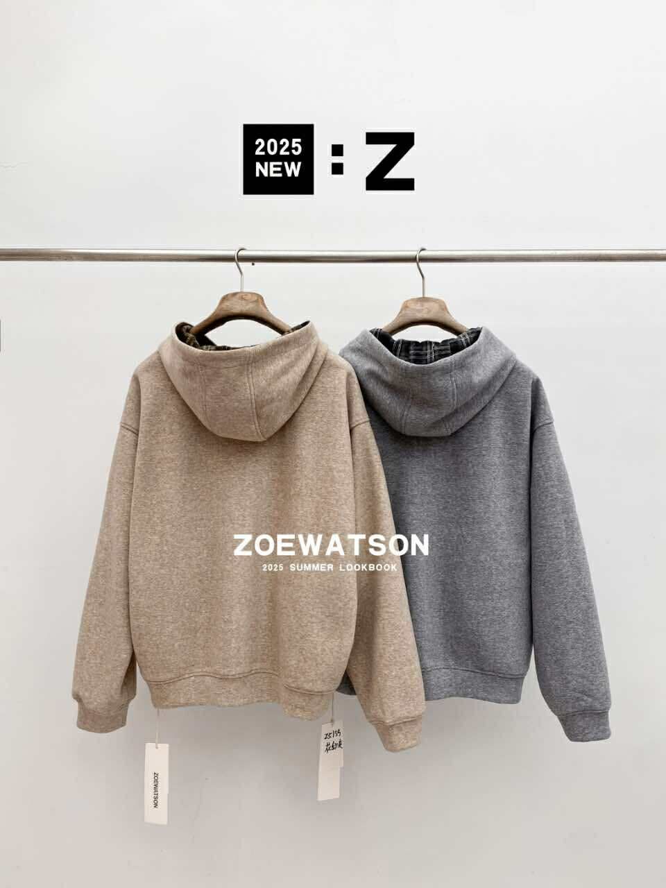 z5153 素色 連帽外套 剪裁 zoewatson