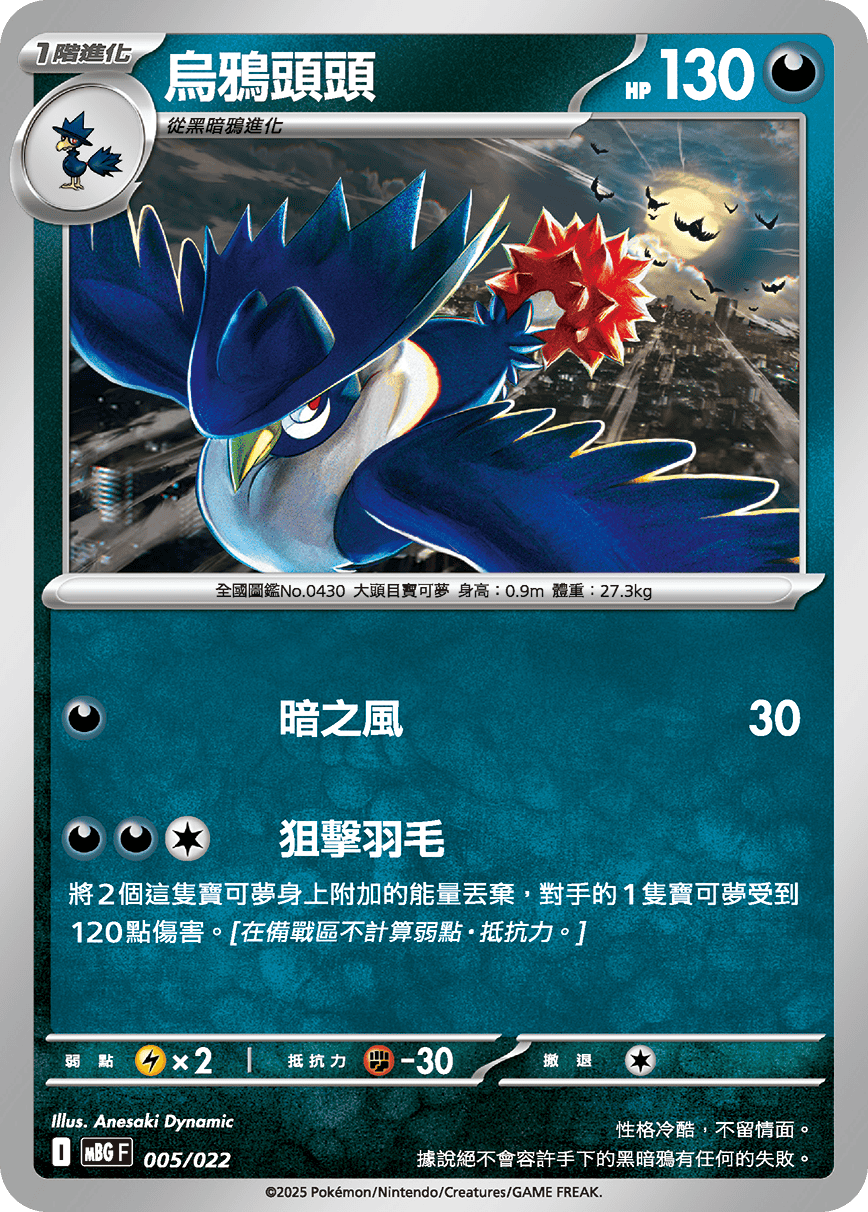 MBGF 005/022 烏鴉頭頭