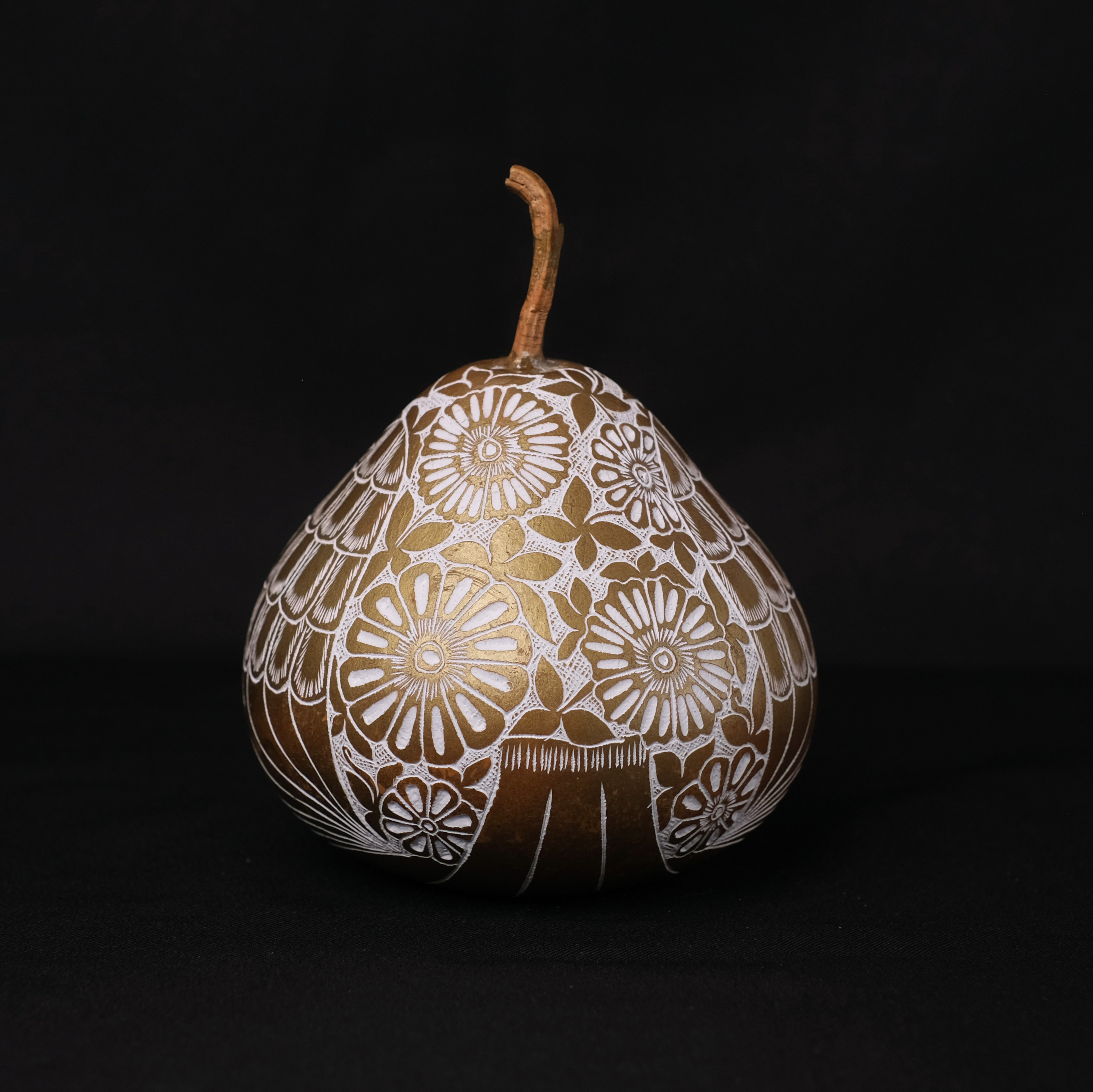 萬卡約葫蘆雕刻｜貓頭鷹 100｜秘魯