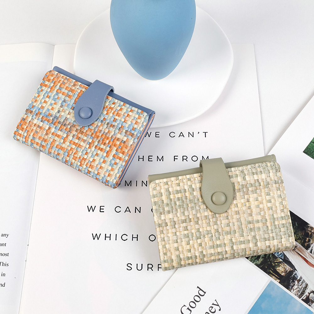 Korean Fashion Woven Wallet