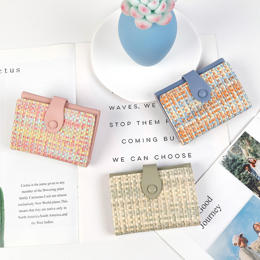 Korean Fashion Woven Wallet