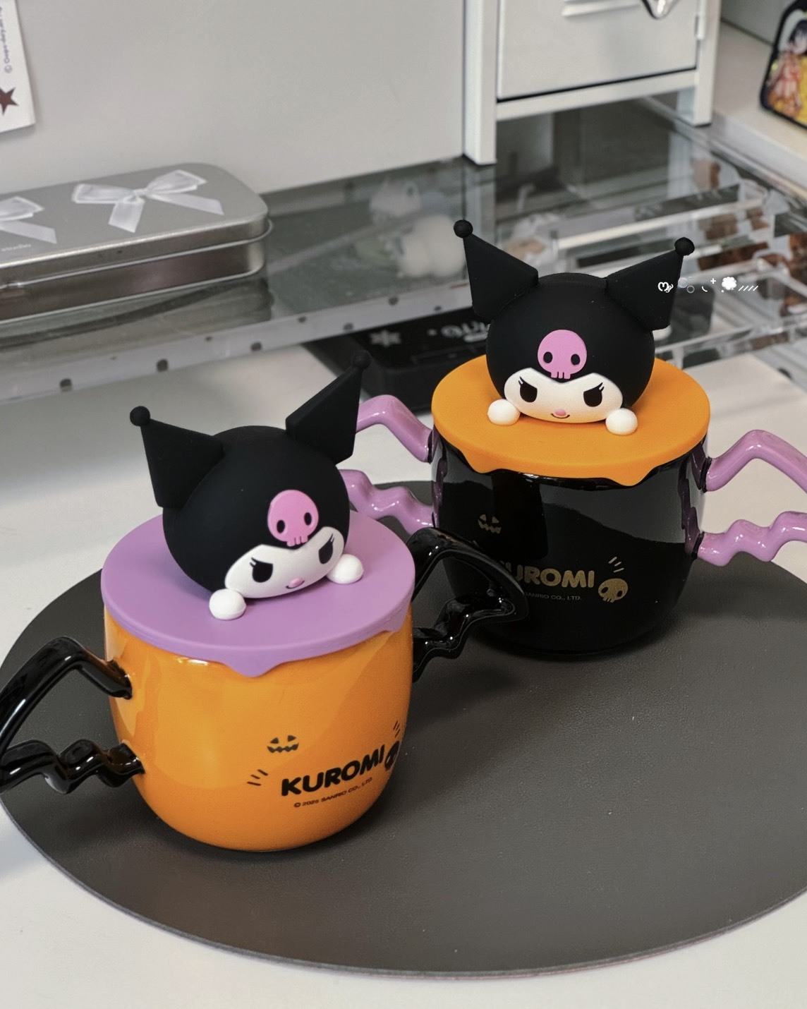 正版授權🎃萬聖節限定 酷洛米 蝙蝠造型 陶瓷 馬克杯 雙入套組