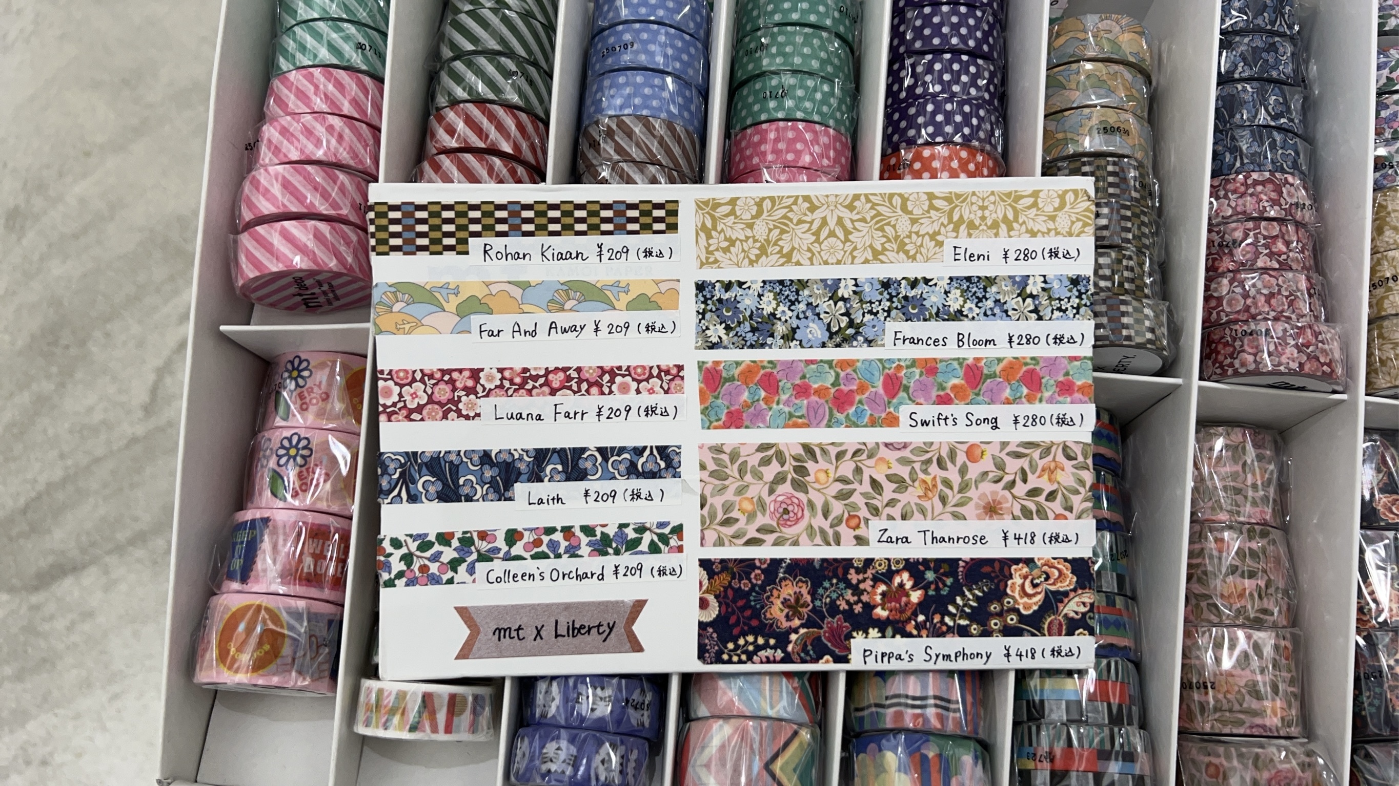 mt｜mt×Liberty 聯名和紙膠帶