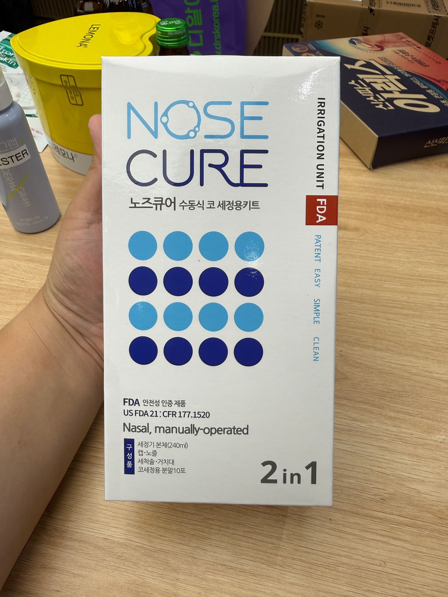 DC12 Nose Cure Irrigation Kit