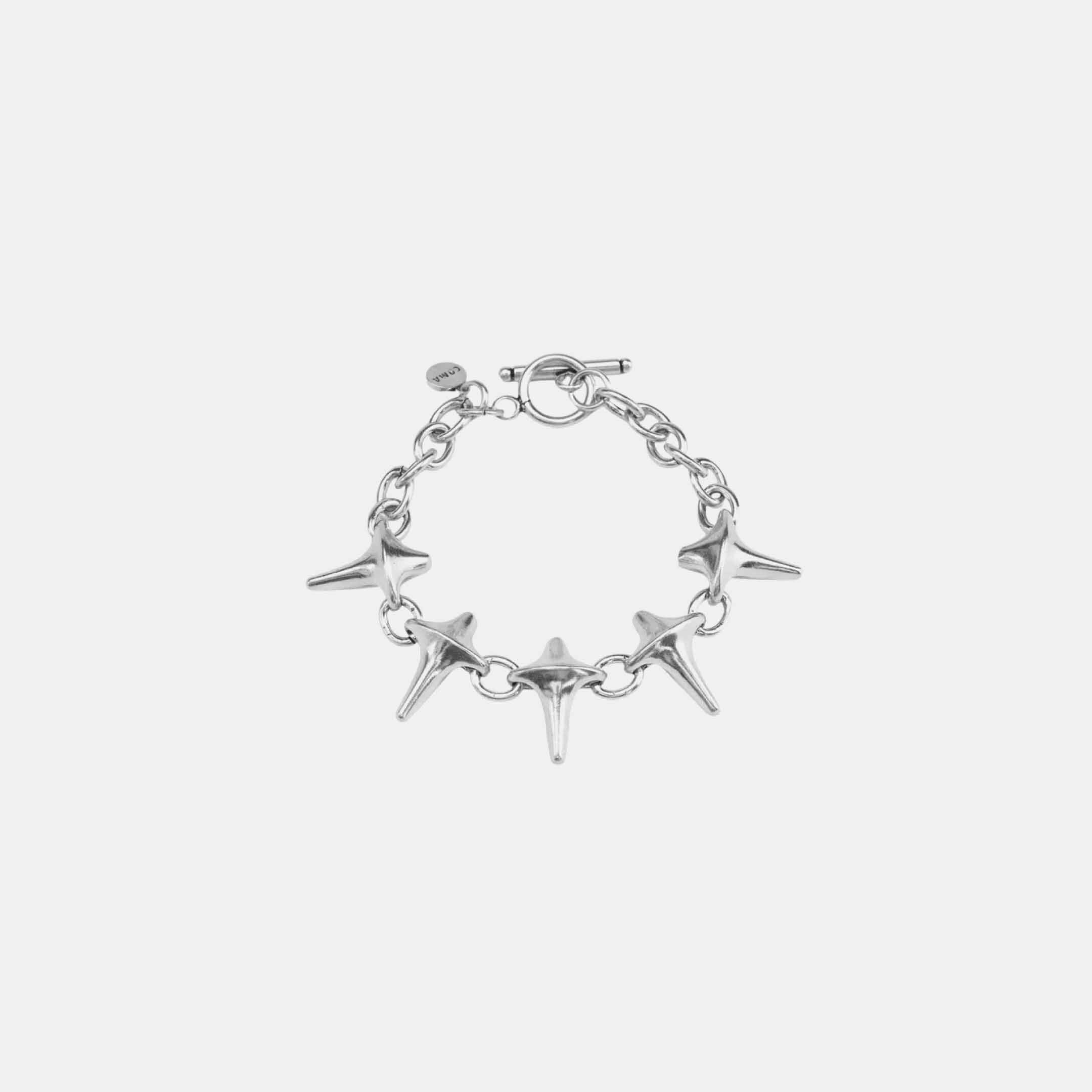 COMA INERTIA LOOP BRACELET Antique Sliver