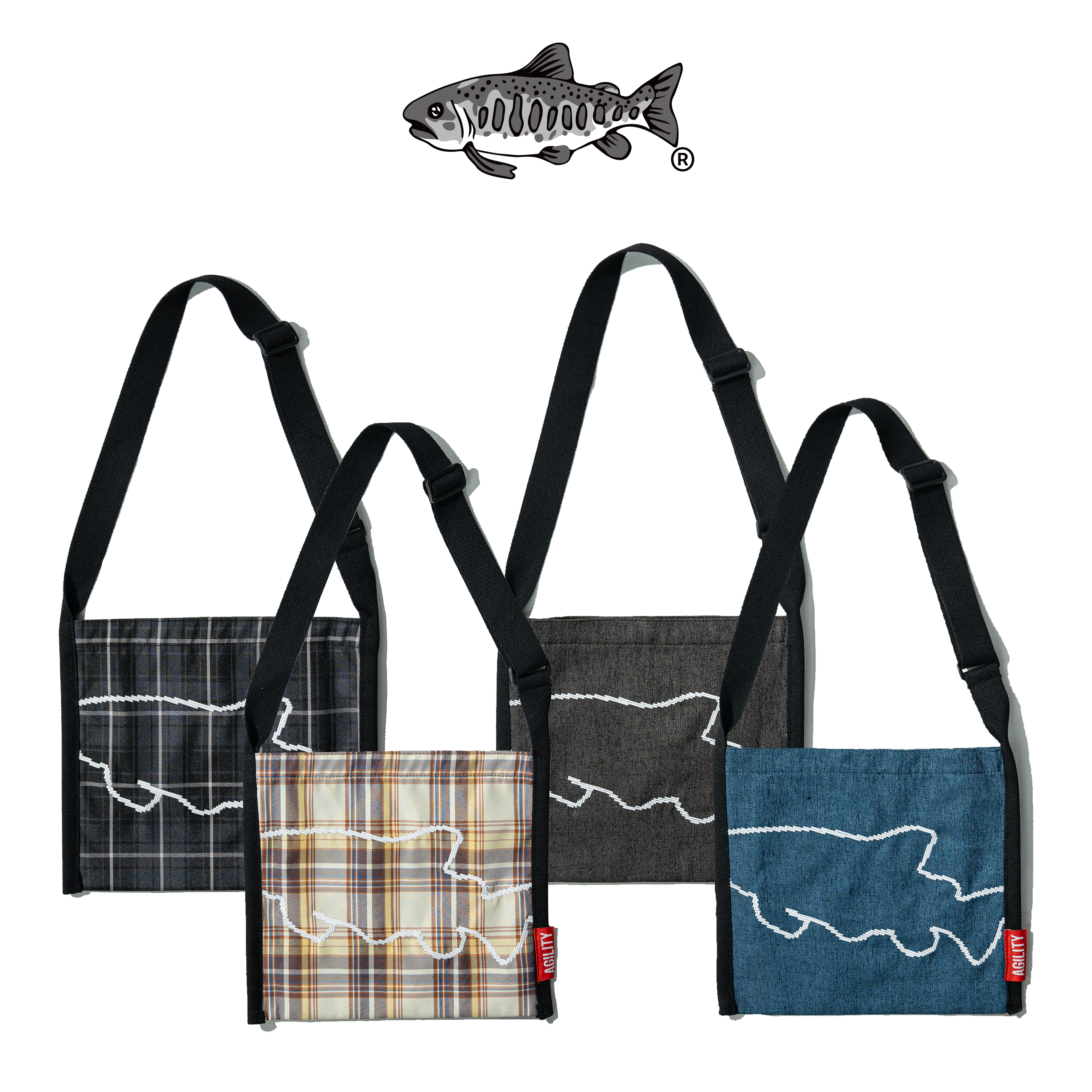 AGILITY Crossbody Canvas Bag / Shadow 限量販售 帆布包 [B-SS]