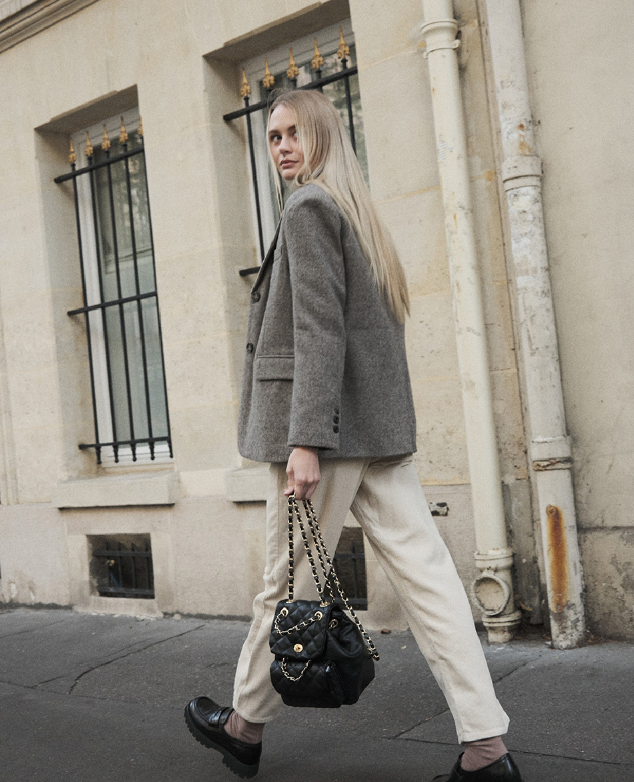 【直播】ANOETIC LL0920702 LASSIC QUILTING BACKPACK (格紋)