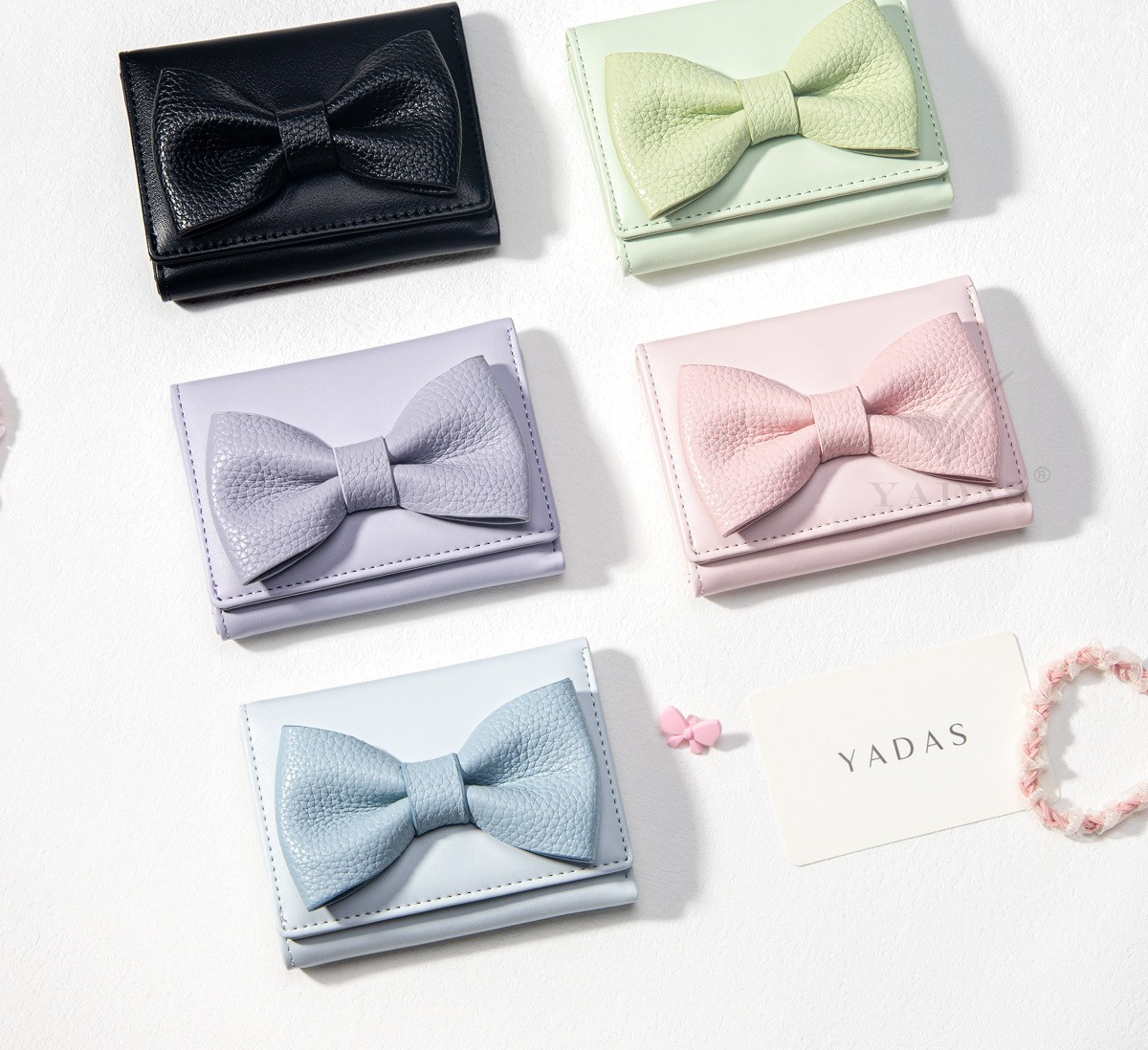Big Bow Chanel-Style Short Wallet