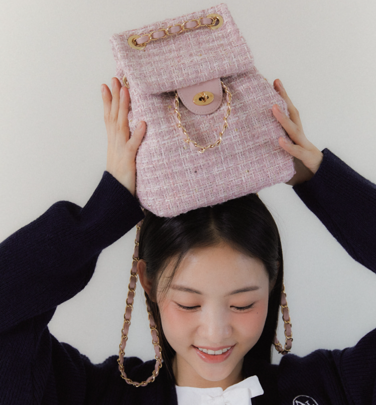 【直播】ANOETIC LL0920704 TWEED MINI SHOULDER BAG