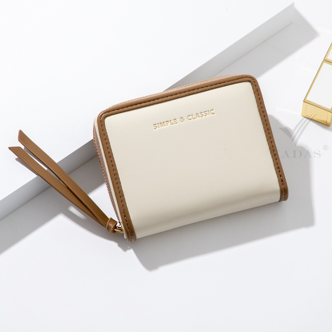 Cute Short Bi-Fold Wallet with Multiple Card Slots