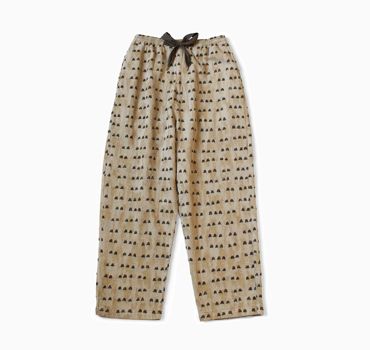 KAPITAL COTTON EASY PANTS WITH IRIS PRINT - PRE ORDER ITEM (預訂中)