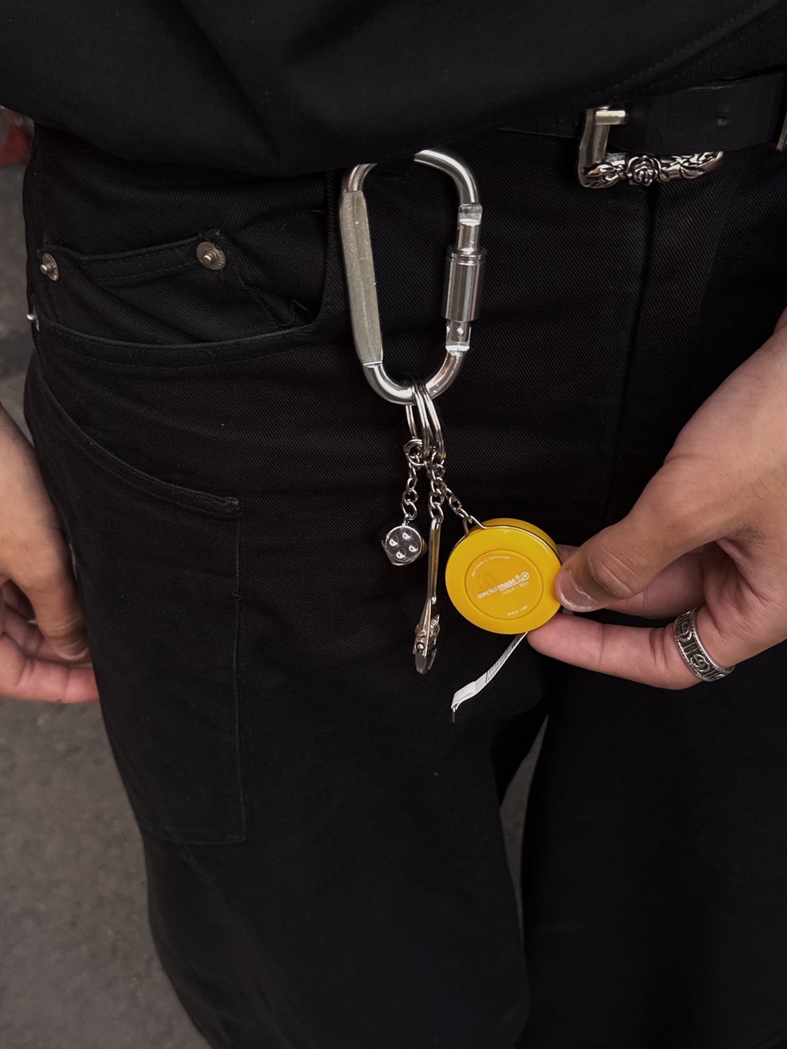 捲尺 鑰匙褲扣 板手骰子 #褲鏈