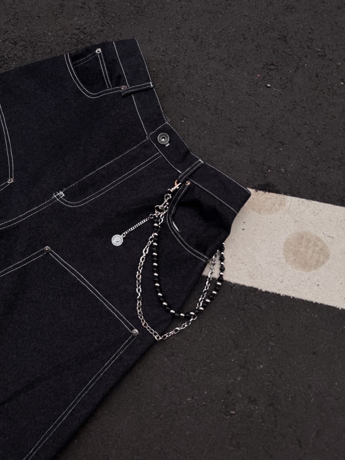 串珠 雙層 配飾 #褲鏈