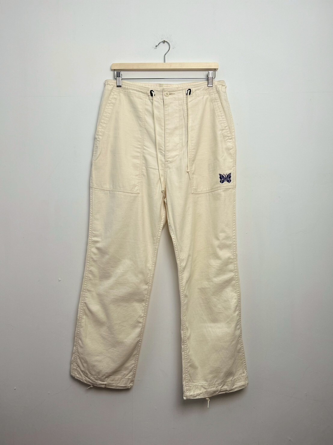 NEEDLES String Fatigue Pant WHITE SIZE S