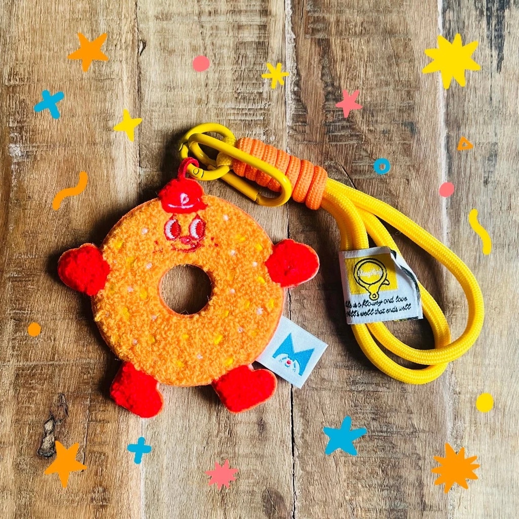 甜甜圈小子/毛巾繡掛飾/裝可愛吊飾