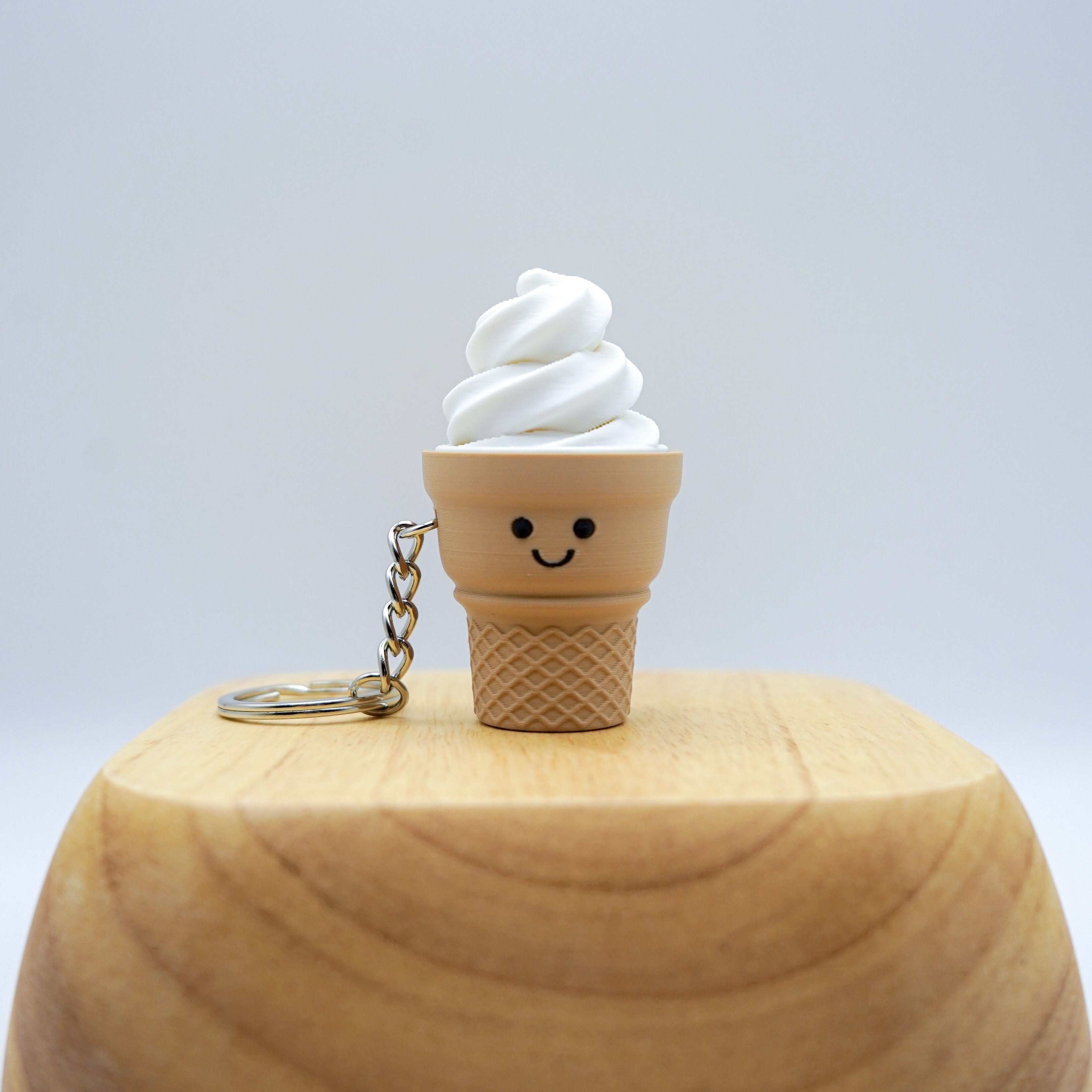 微笑星球 - 雪糕 | 解壓按鍵匙扣