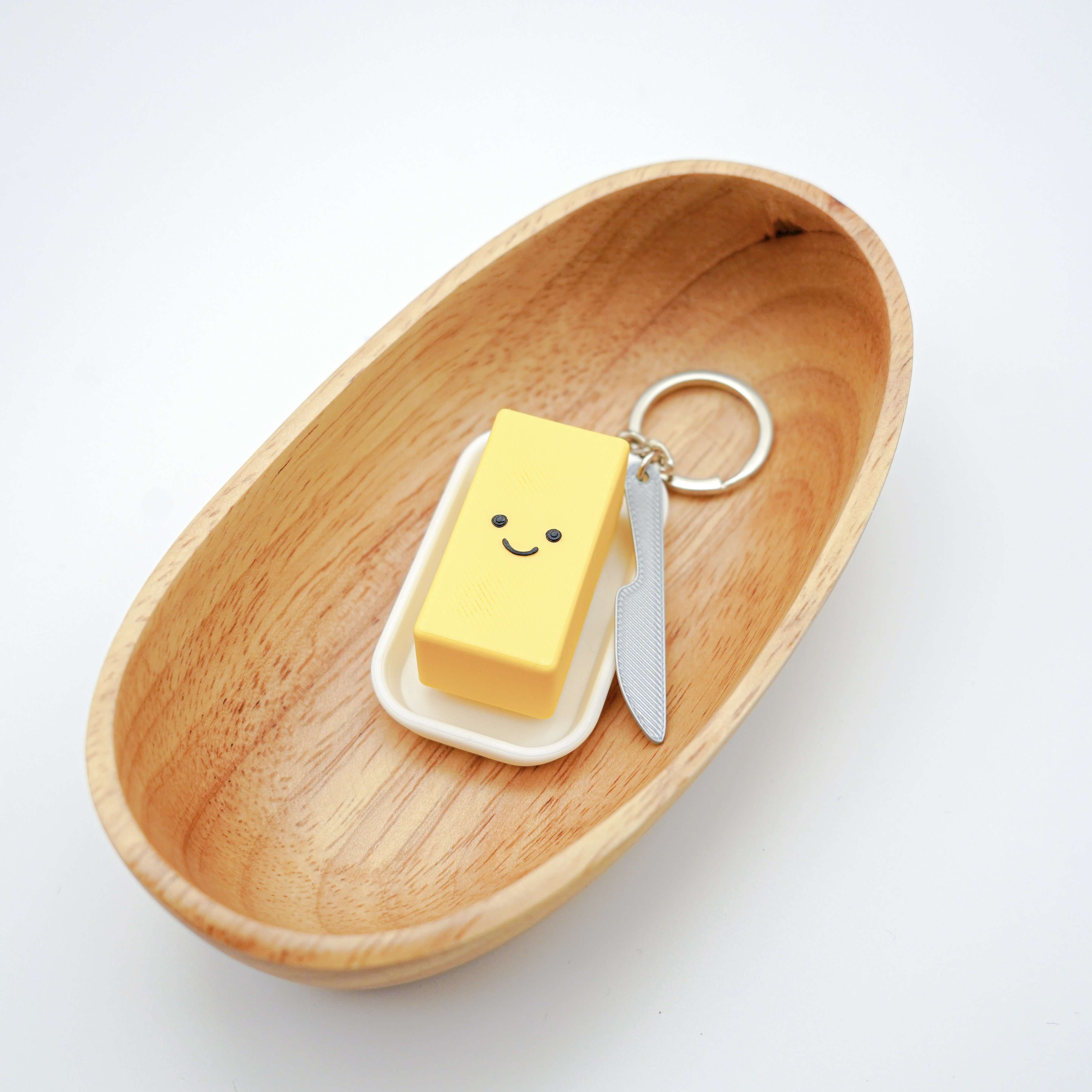 微笑星球 - 牛油仔 | 解壓按鍵匙扣