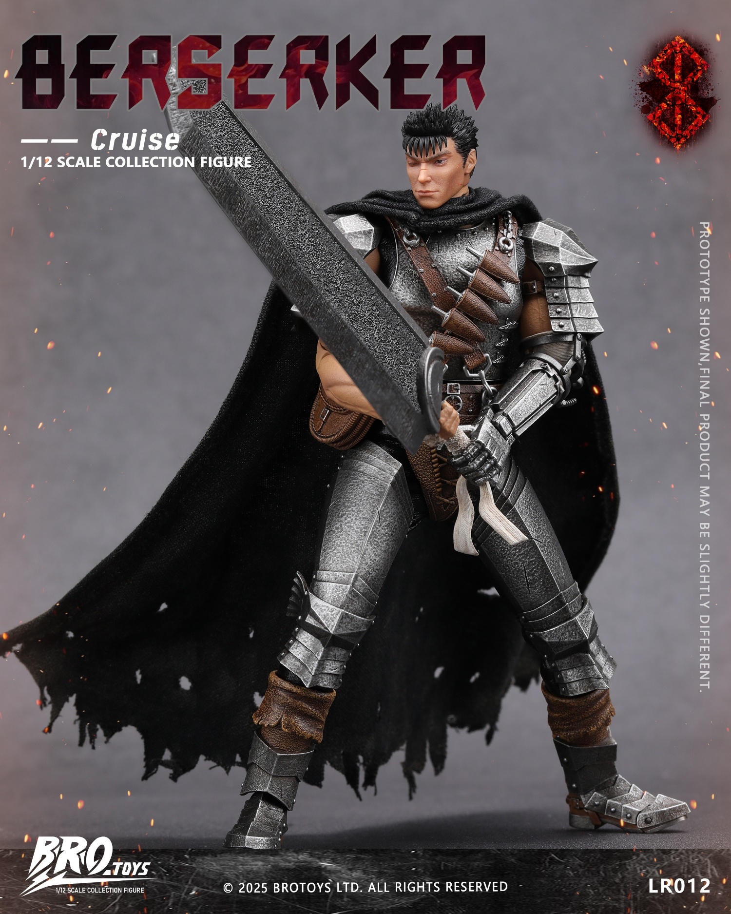 Pre-Order) BroToys: Berserk -Cruise 1/12 Action Figure