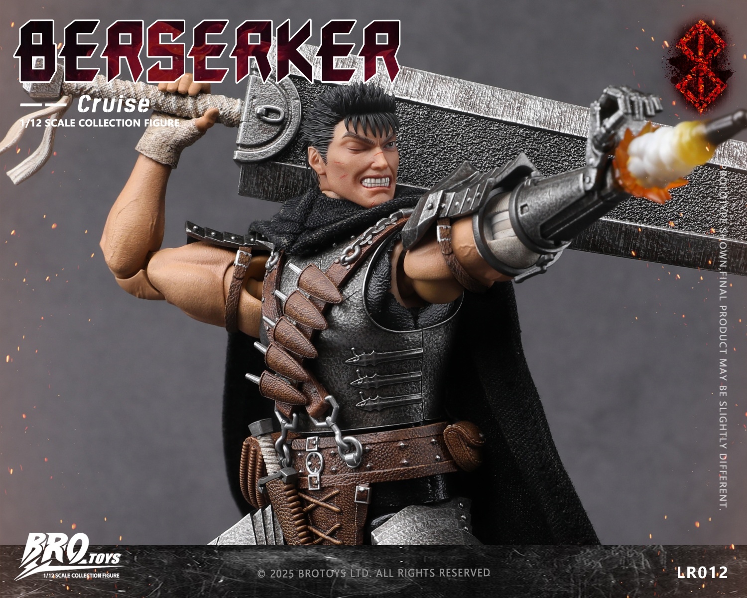 319★サッカー★bismarck★prostars★フィギュア BroToys: Berserk -Cruise 1/12 Action Figure