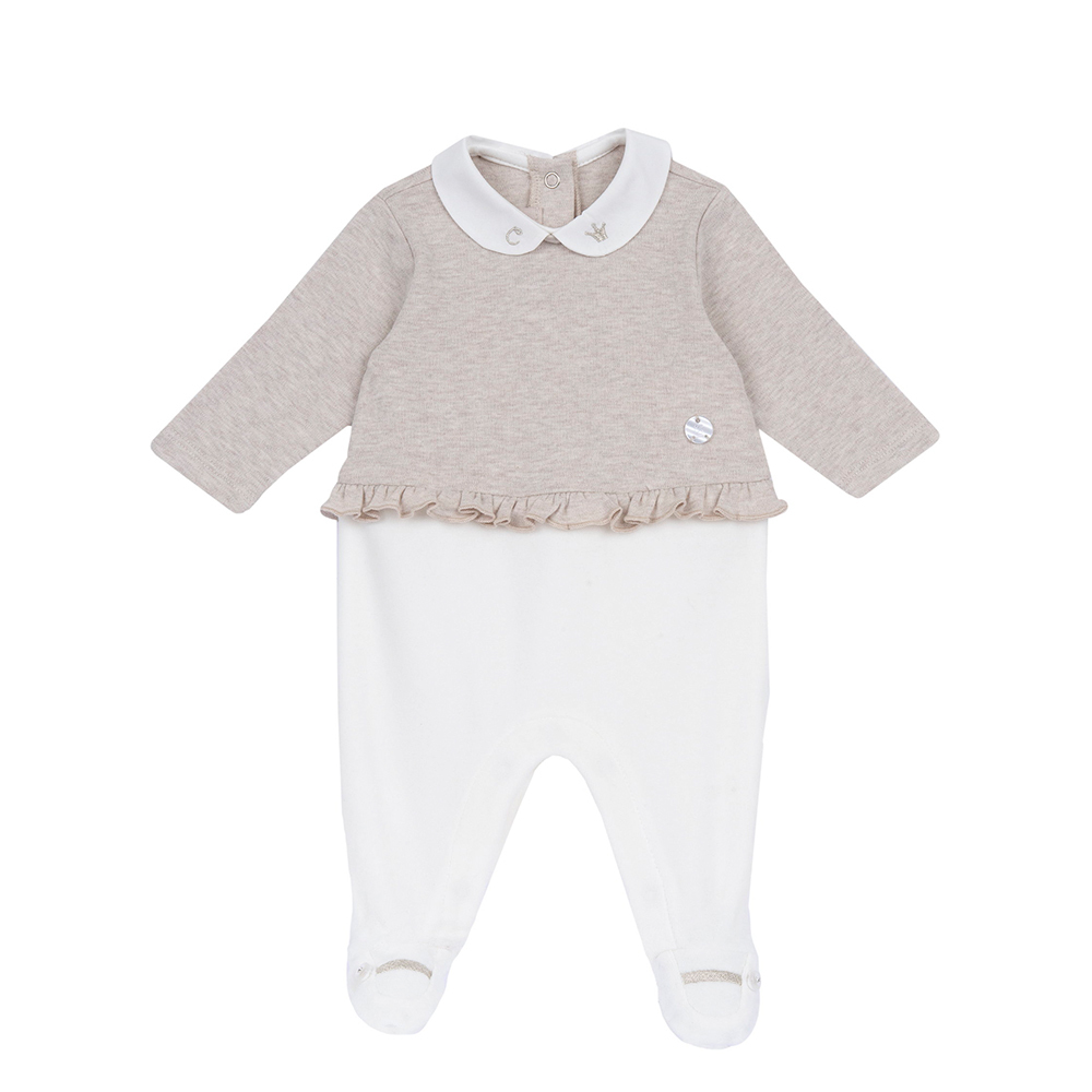 玫瑰天鵝-麻花有領後開兔裝