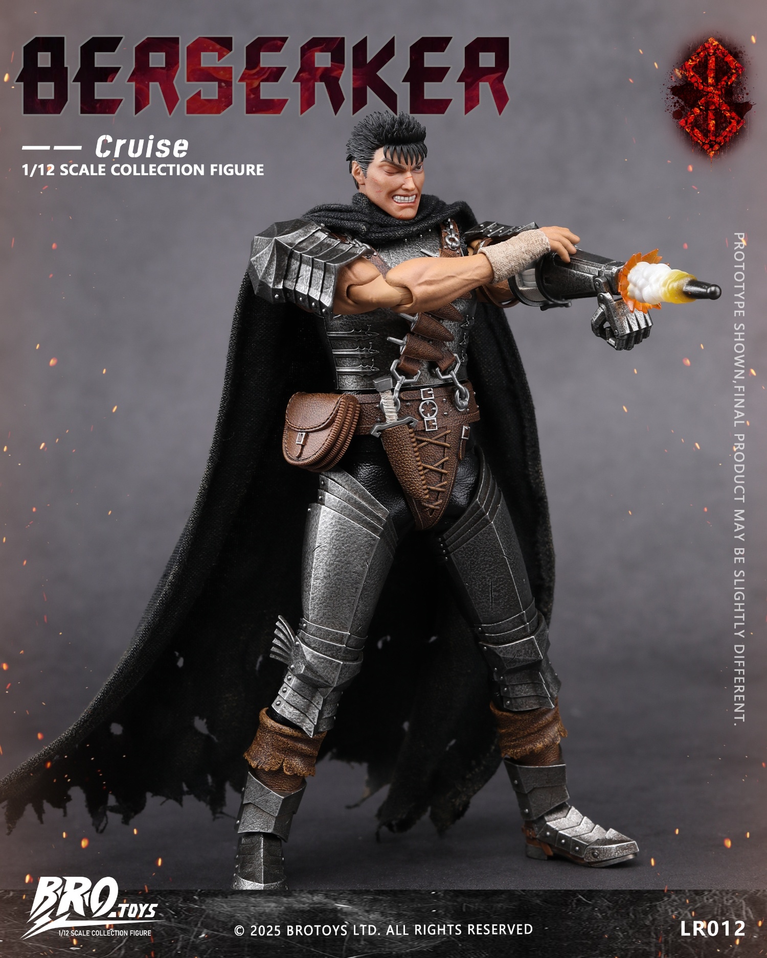Pre-Order) BroToys: Berserk -Cruise 1/12 Action Figure