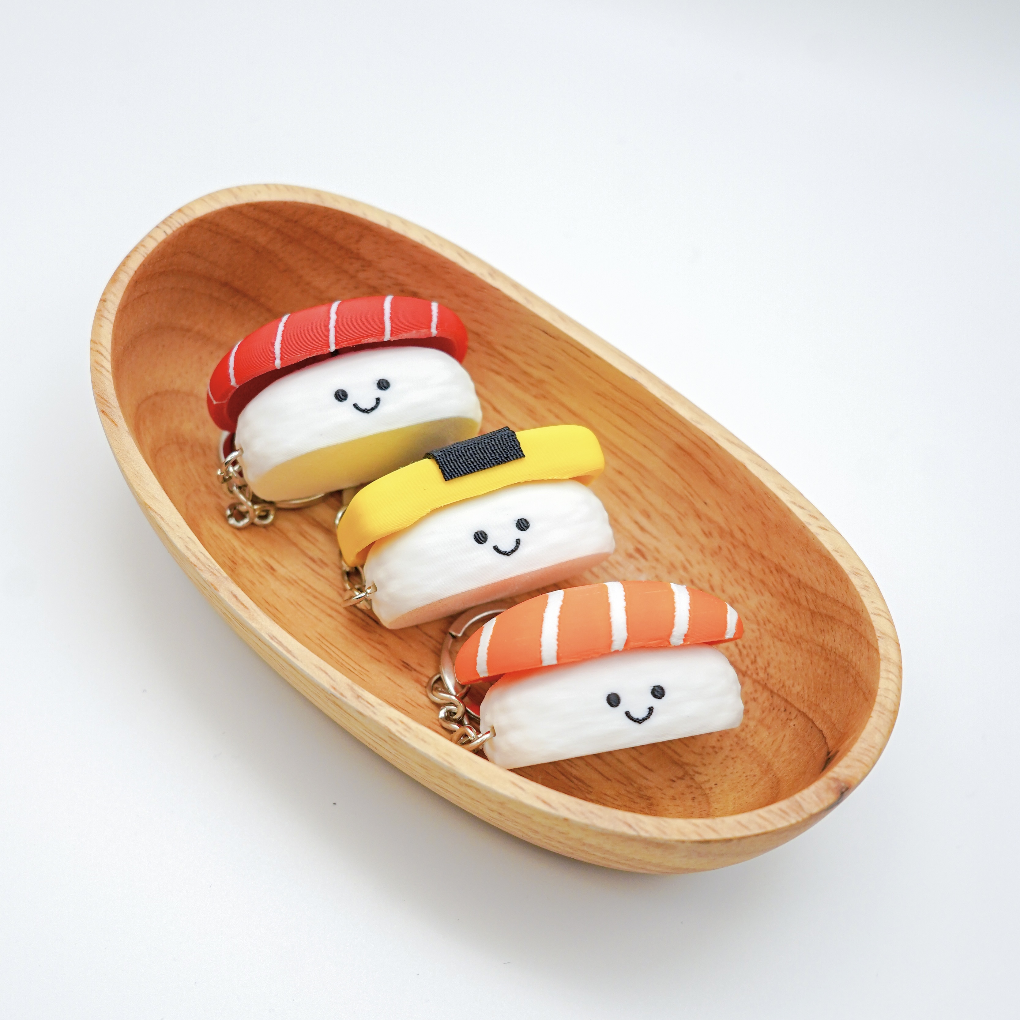 微笑星球 - 壽司三兄弟 | 解壓按鍵匙扣