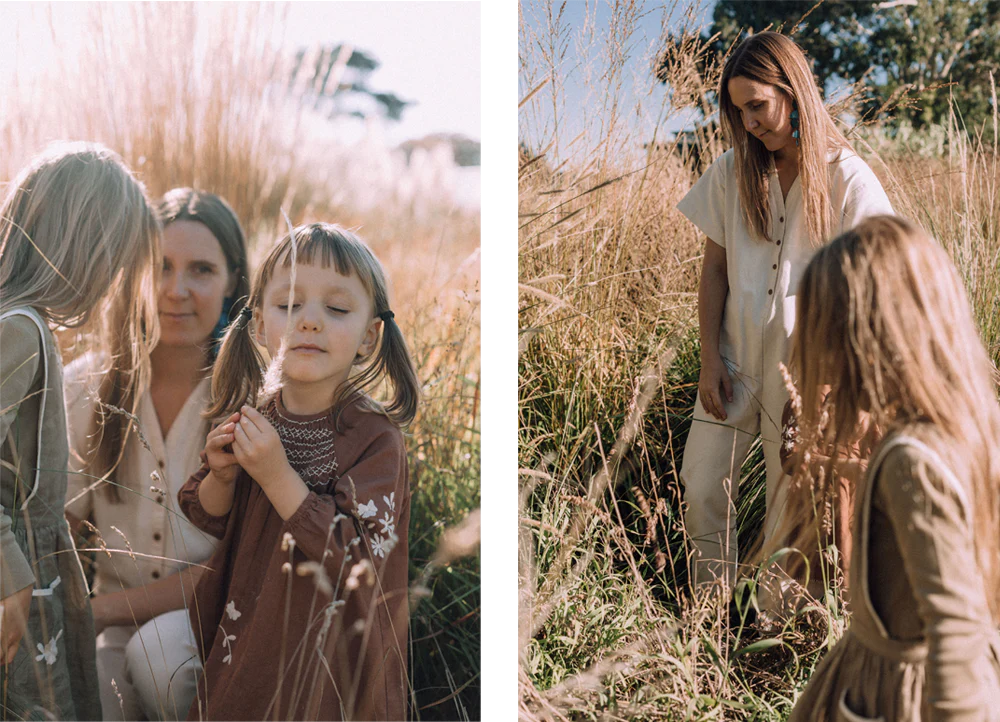 Apolina☆Penny Smock Dress-Cashew☆5-7y Apolina PENNY SMOCK DRESS - CASHEW | Baby Styl