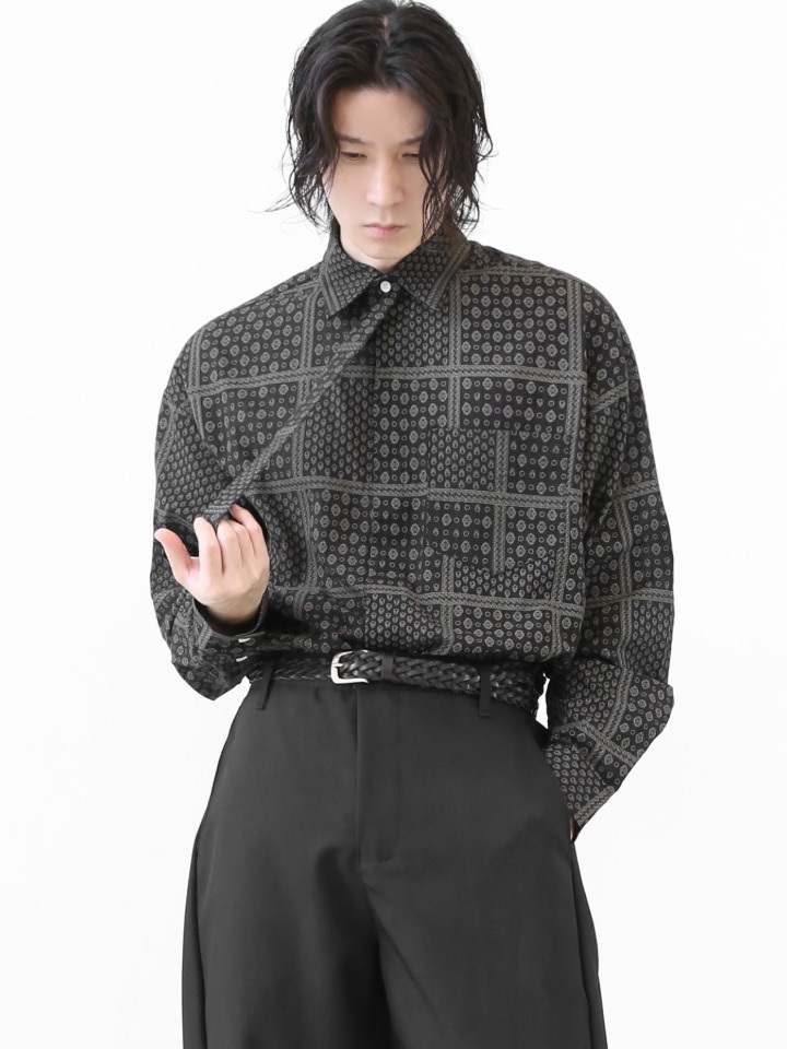 佩斯利領帶襯衫