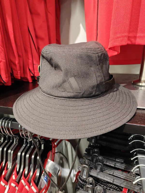 [U] ADIDAS BLACK 5159216A-JJ7453 MEN'S VICTORY 5 BUCKET HAT, 888254203480 (UAD15)