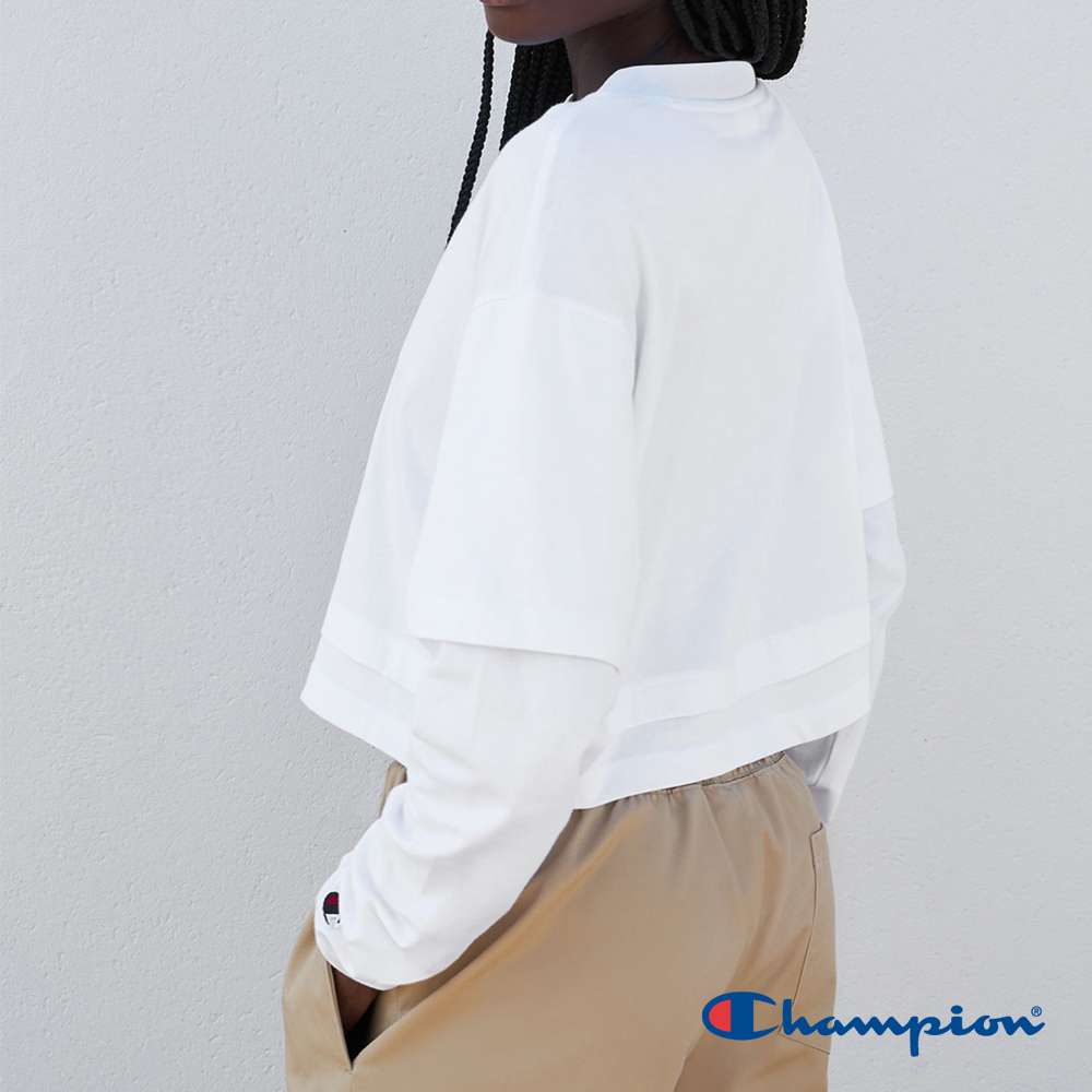 女款-NYC短版寬鬆上衣-白色（117206-WW001）