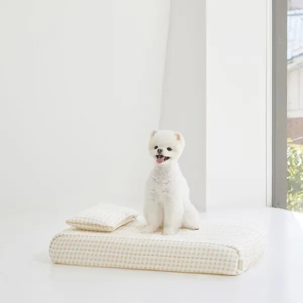 Mooayou 護脊床 ｜沁涼親膚格紋床包 二色