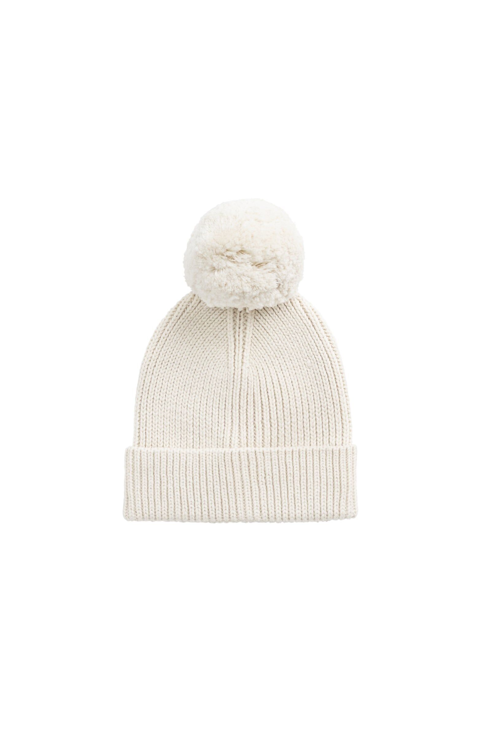 【預購】JAMIE KAY - Simple Rib Beanie（Vanilla）