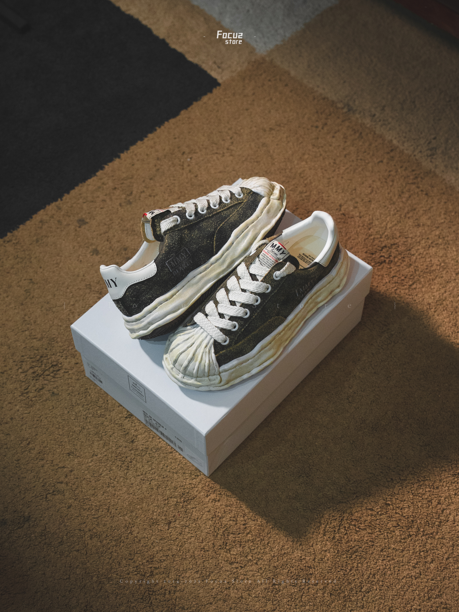 【Focus Store】現貨秒發 Maison Mihara Yasuhiro Blakey OG Sole Vintage Suede Low-top "Black" 黑色 做舊麂皮 A15FW728