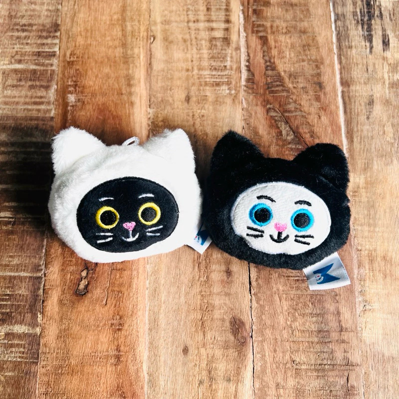 乒乒乓乓/黑貓白貓/娃娃鑰匙圈