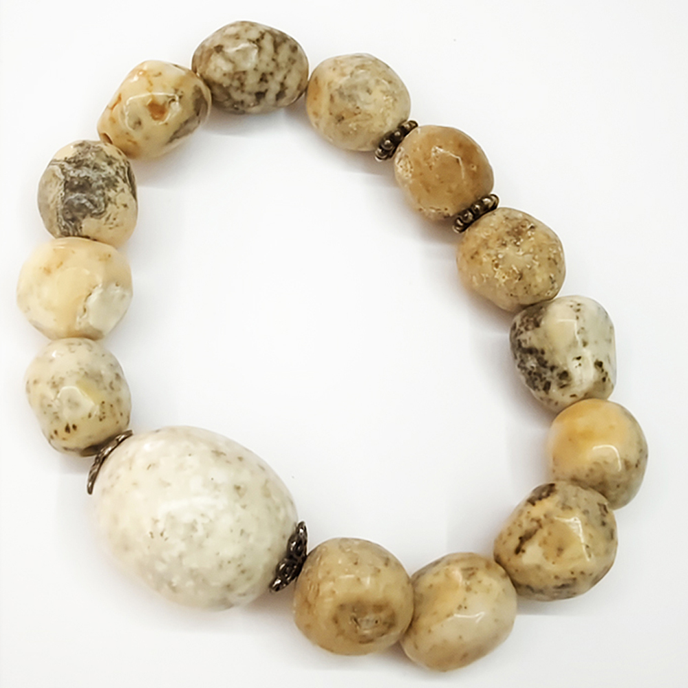 頂級龍宮{羅漢}跳出舍利手鍊13mm_A31【十方】154983