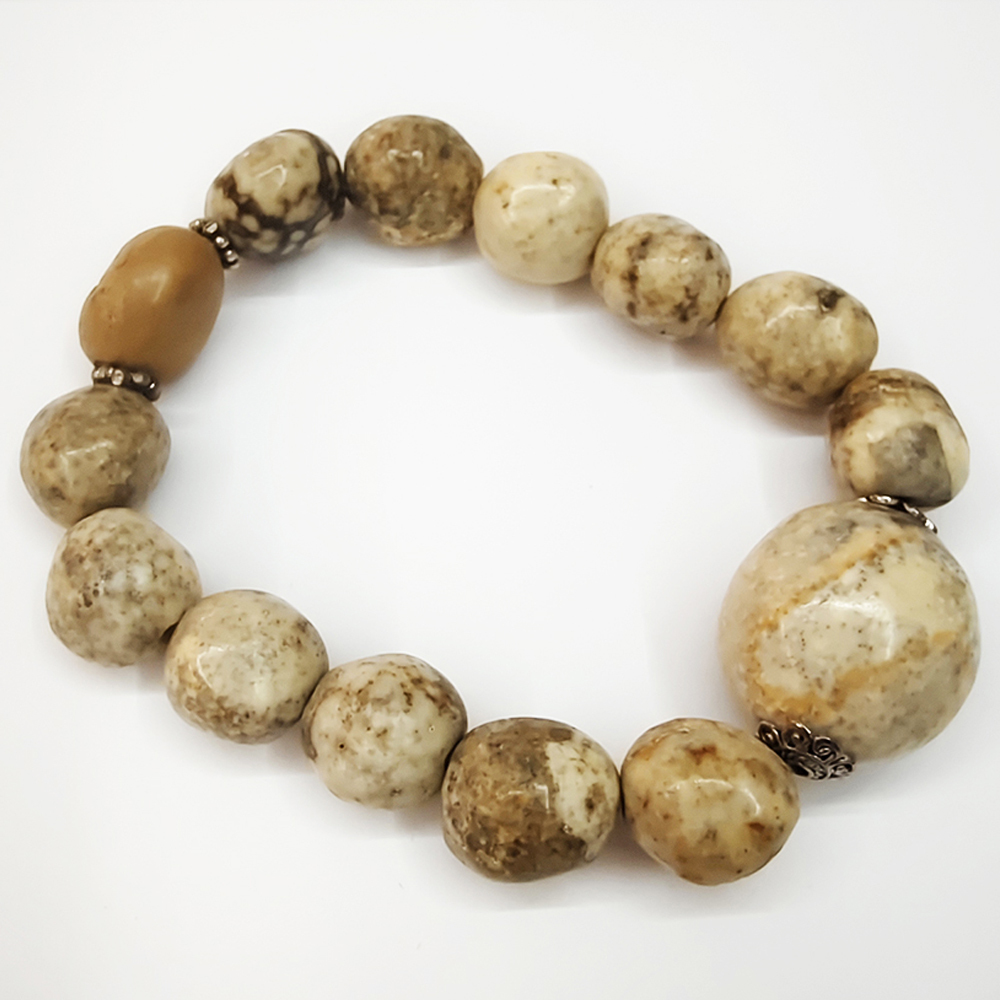 頂級龍宮{羅漢}跳出舍利手鍊13mm_A31【十方】154985