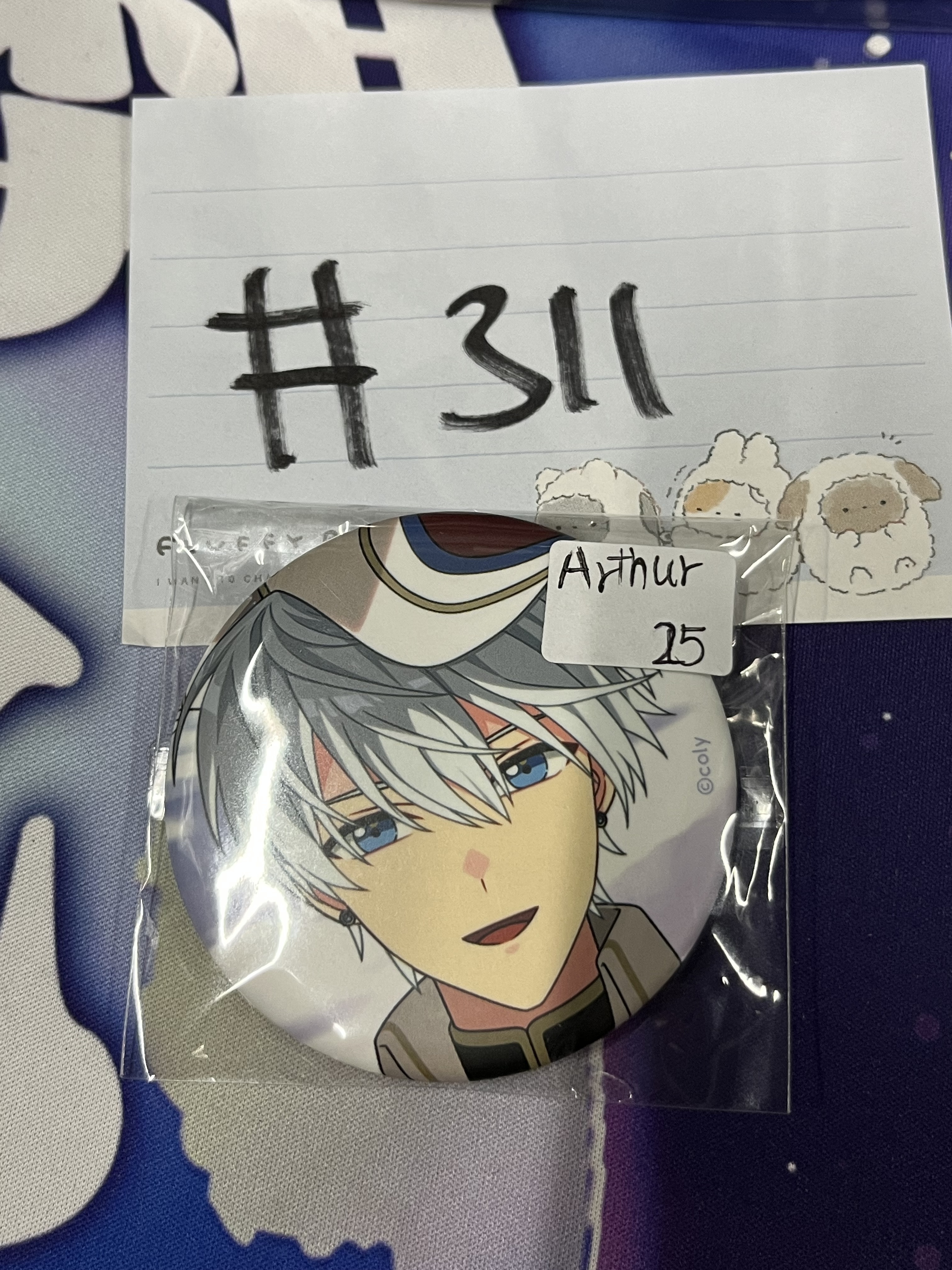 魔法使的約定  ARTHUR 襟章 #311