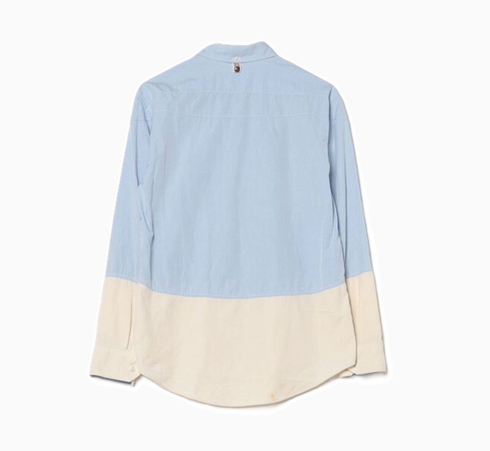 VISVIM BIG HORN SHIRT L/S GIZA (( USED A )) 中古美品 - BLUE SIZE S IN STOCK NOW (現貨發售中)