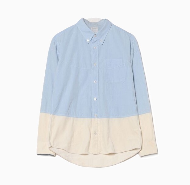 VISVIM BIG HORN SHIRT L/S GIZA (( USED A )) 中古美品 - BLUE SIZE S IN STOCK NOW (現貨發售中)