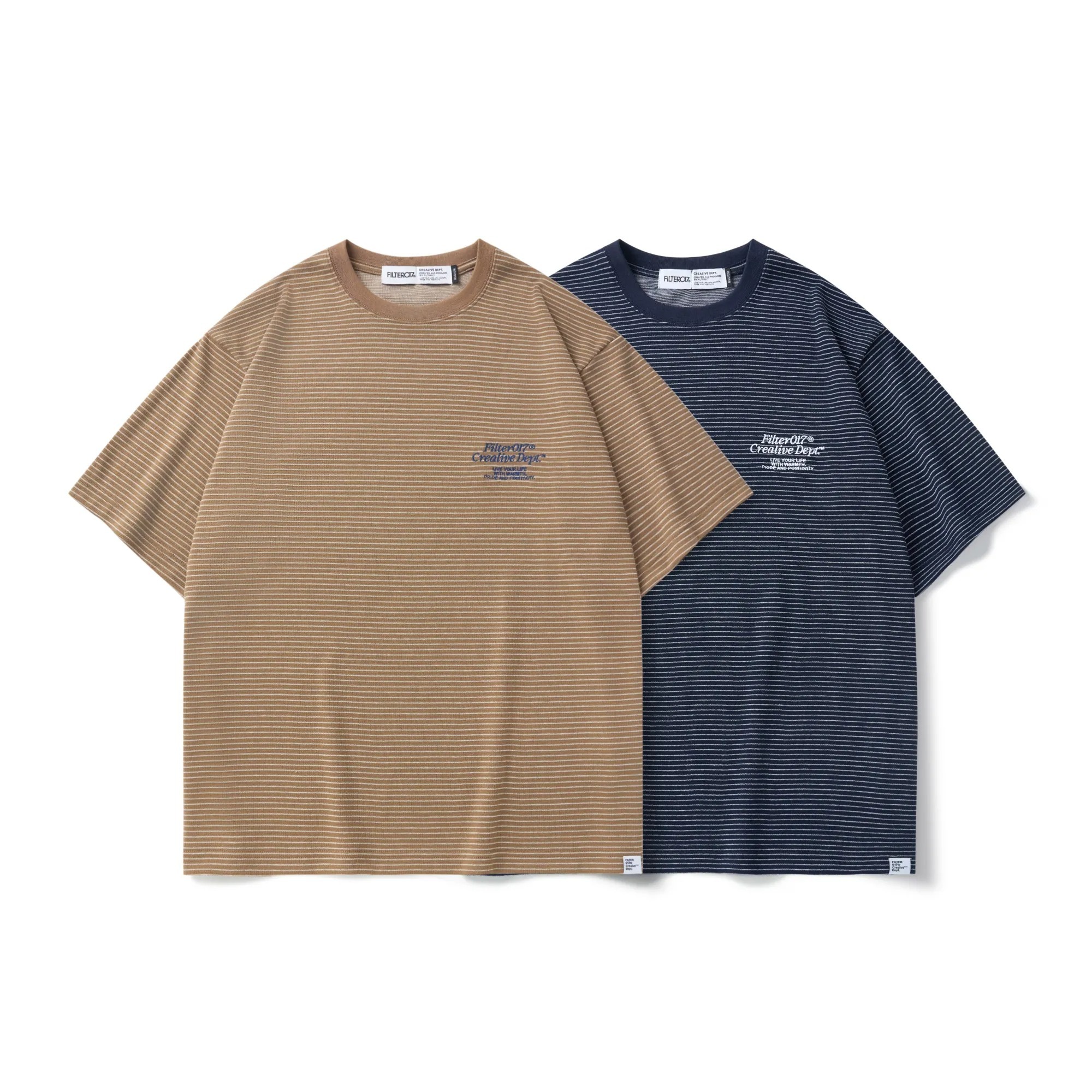 Filter017 針織條紋短T