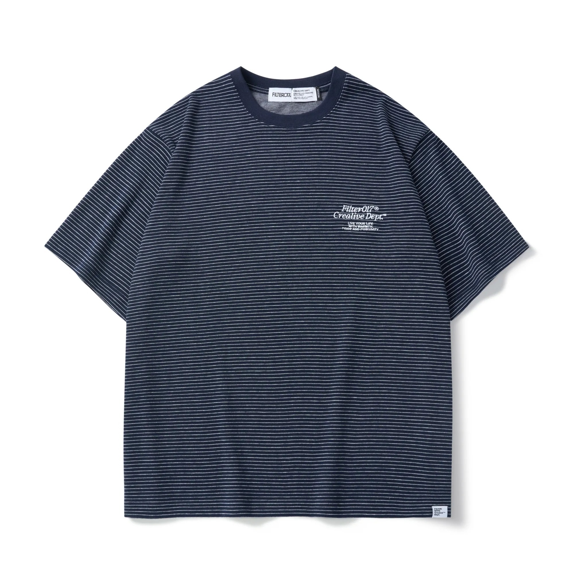 Filter017 針織條紋短T