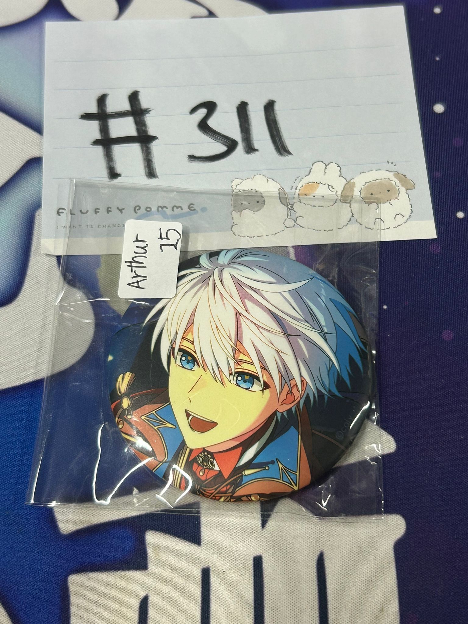 魔法使的約定  ARTHUR 襟章 #311