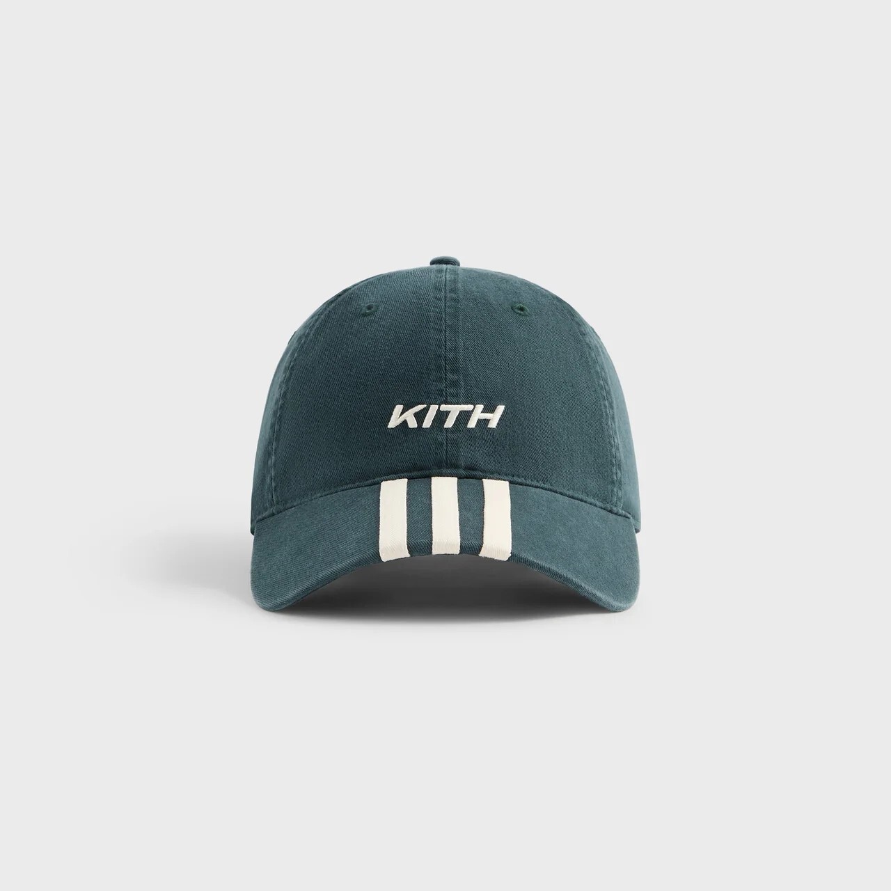 KITH X ADIDAS 聯名款 三線 老帽 復古綠/白綠蛇紋