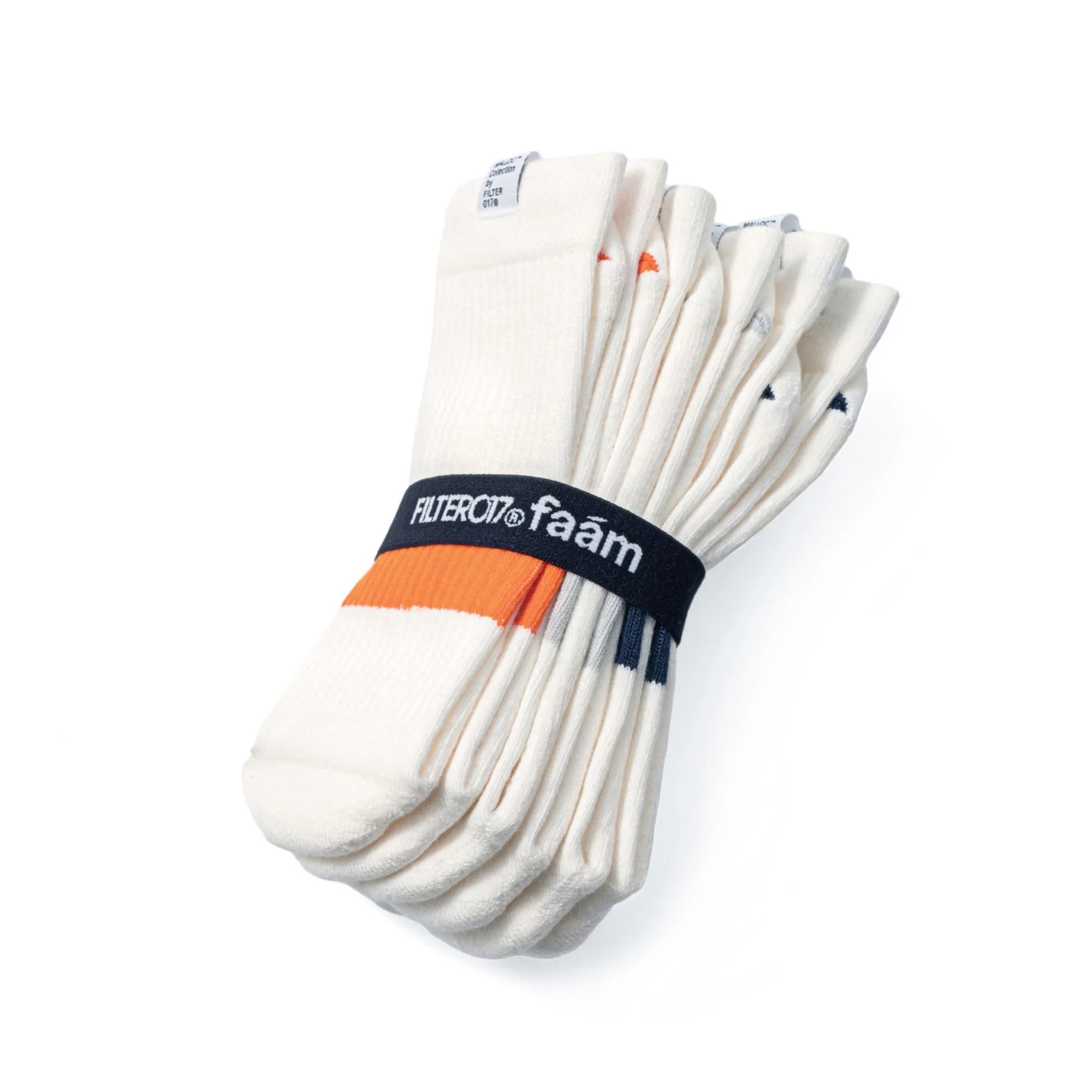 Filter017 x faam 條紋針織運動襪三入組